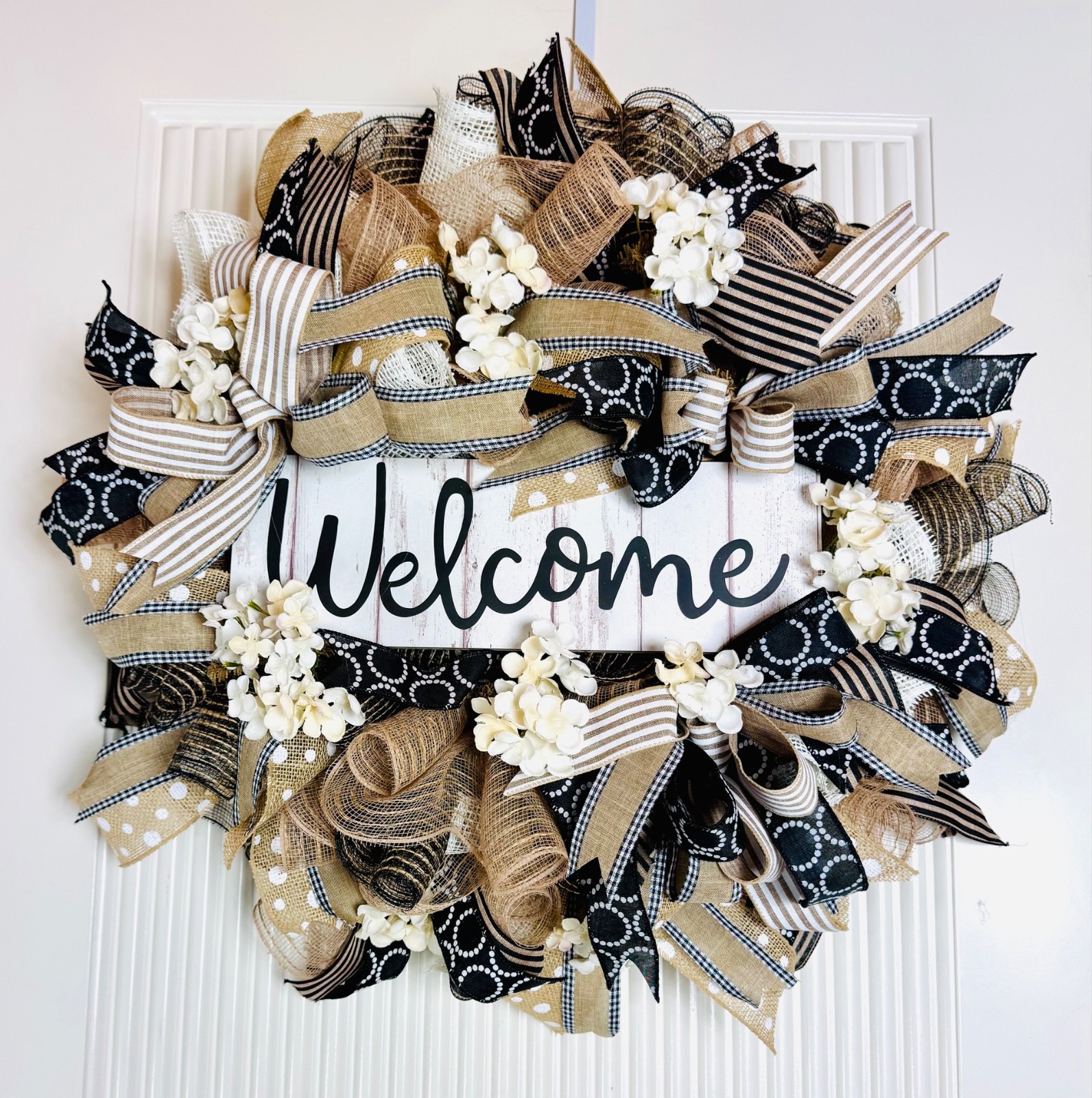 Everyday Wreath Front Door – Hydrangea Wreath, Farmhouse Wreath for Every Season