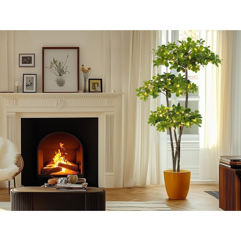 Artificial Olive Tree W/ LED Lights Faux Indoor Plant Home Decor Display New