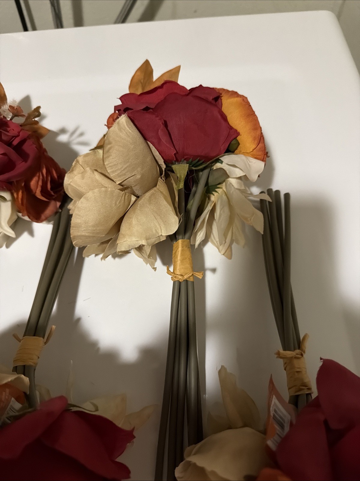 ASHLAND FALL 6 Bouquet SETS RONUNCULUS & ROSE Home Party Decor