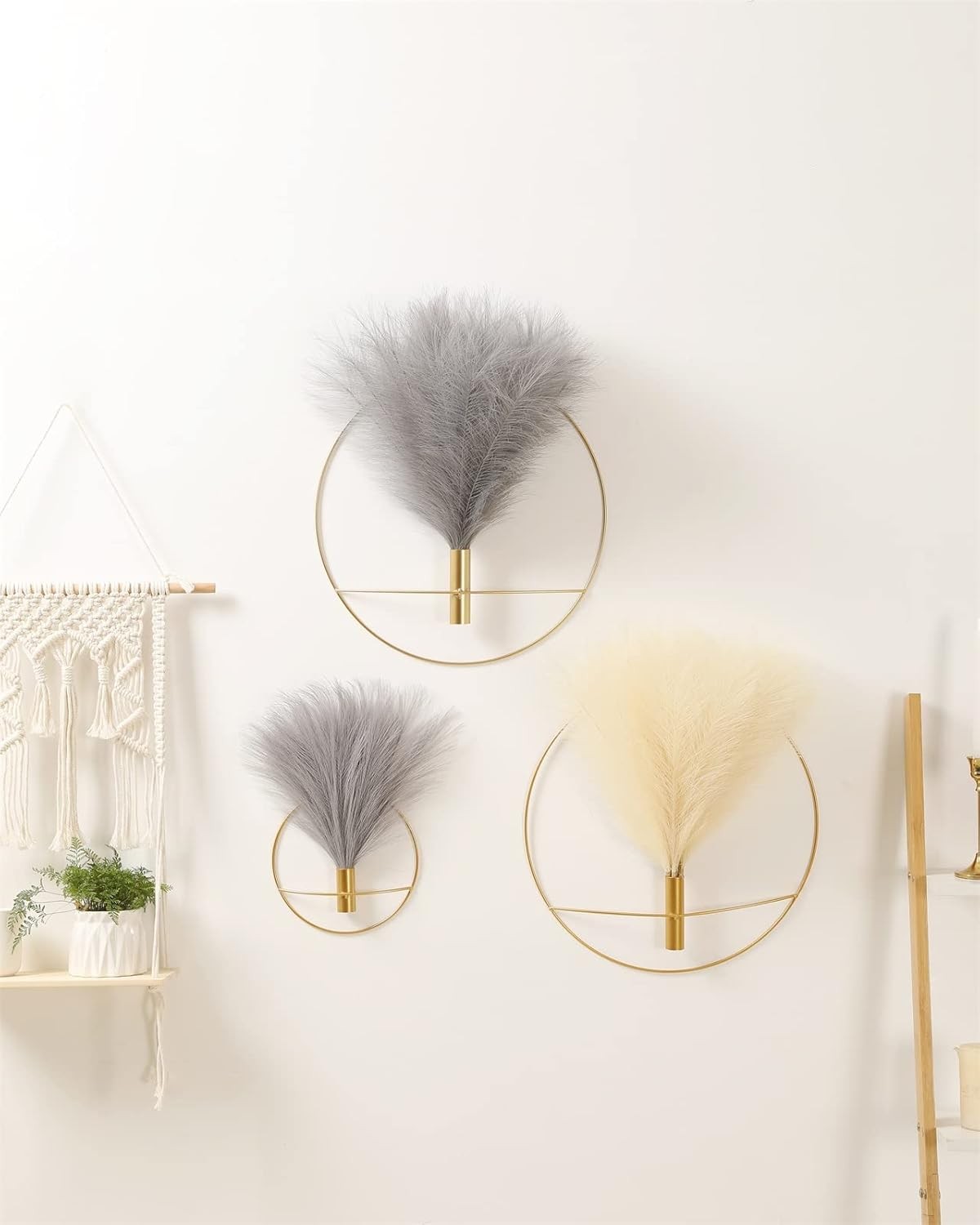 Wall decoration, wall-mounted metal hanging, suitable for living rooms