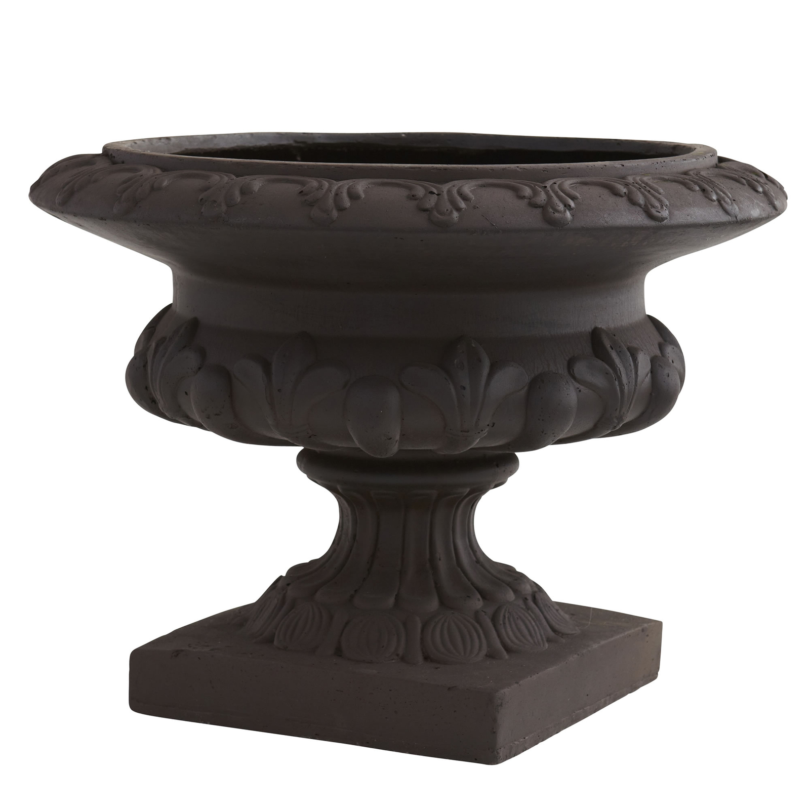 Decorative Urn Iron Colored Finished Planter Indoor Outdoor