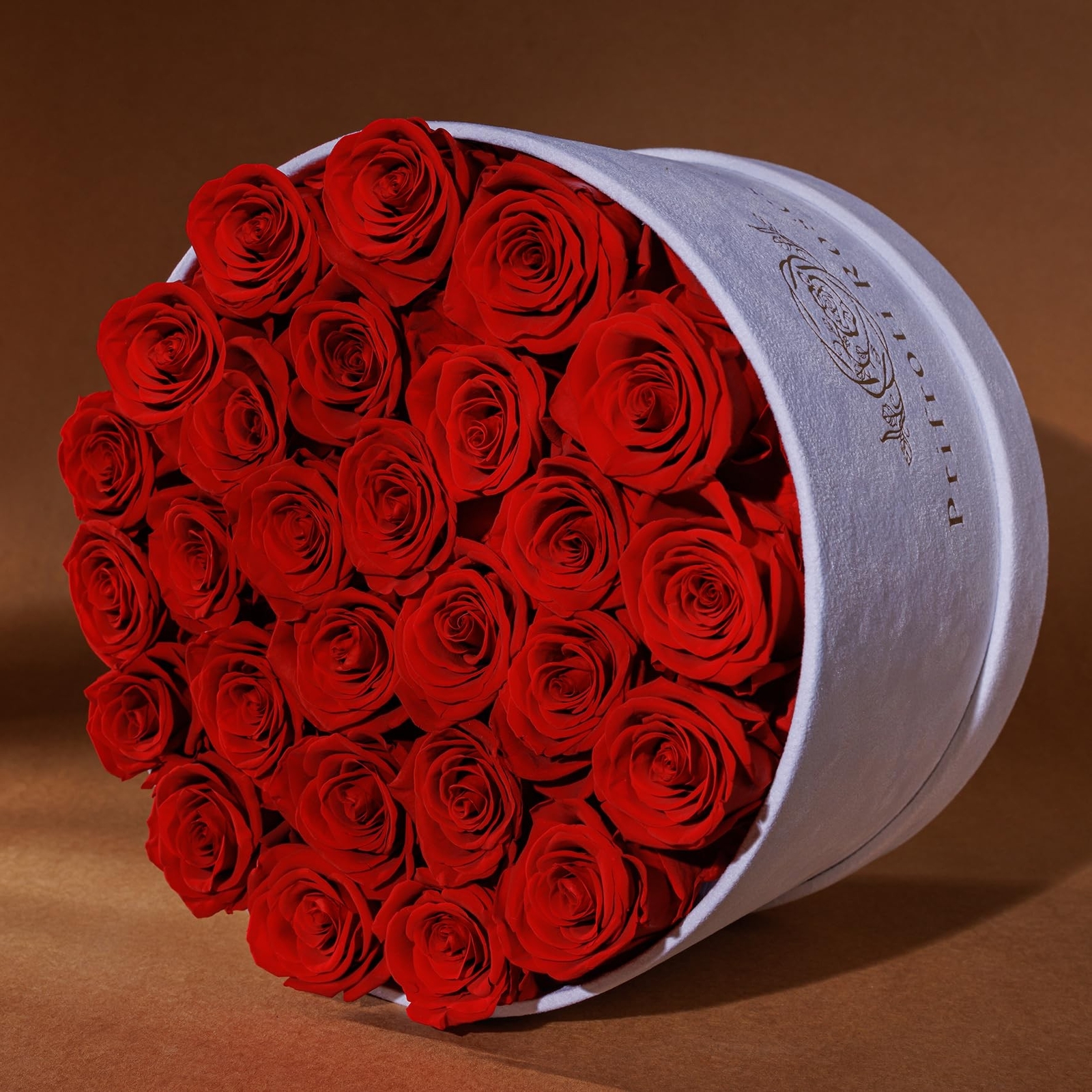 Forever Real Roses in Suede Box – 27-Piece Roses in a Luxury Box – Real Prese…
