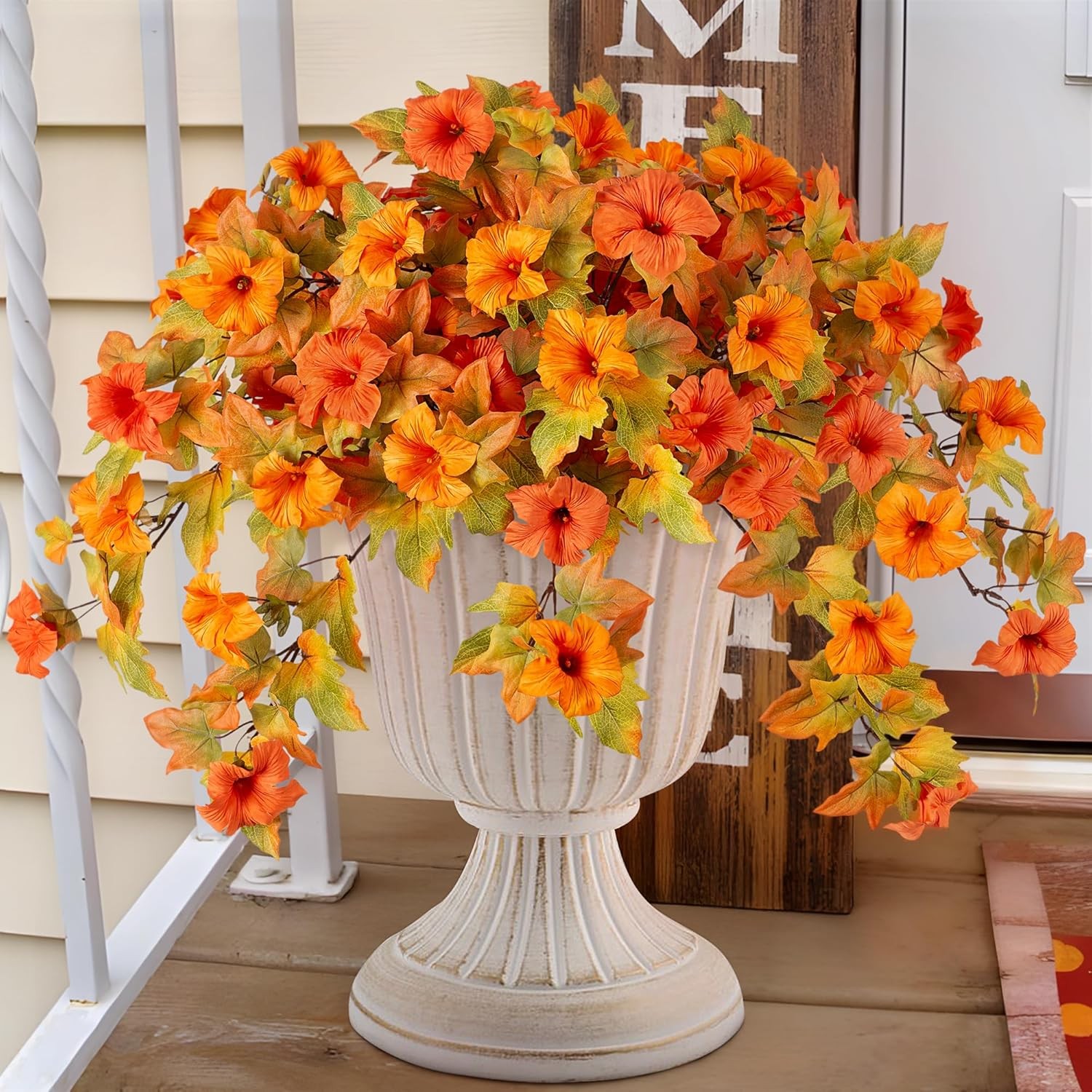 Artificial Fake Flowers Plants for Outdoor Decoration for Home Outside Garden