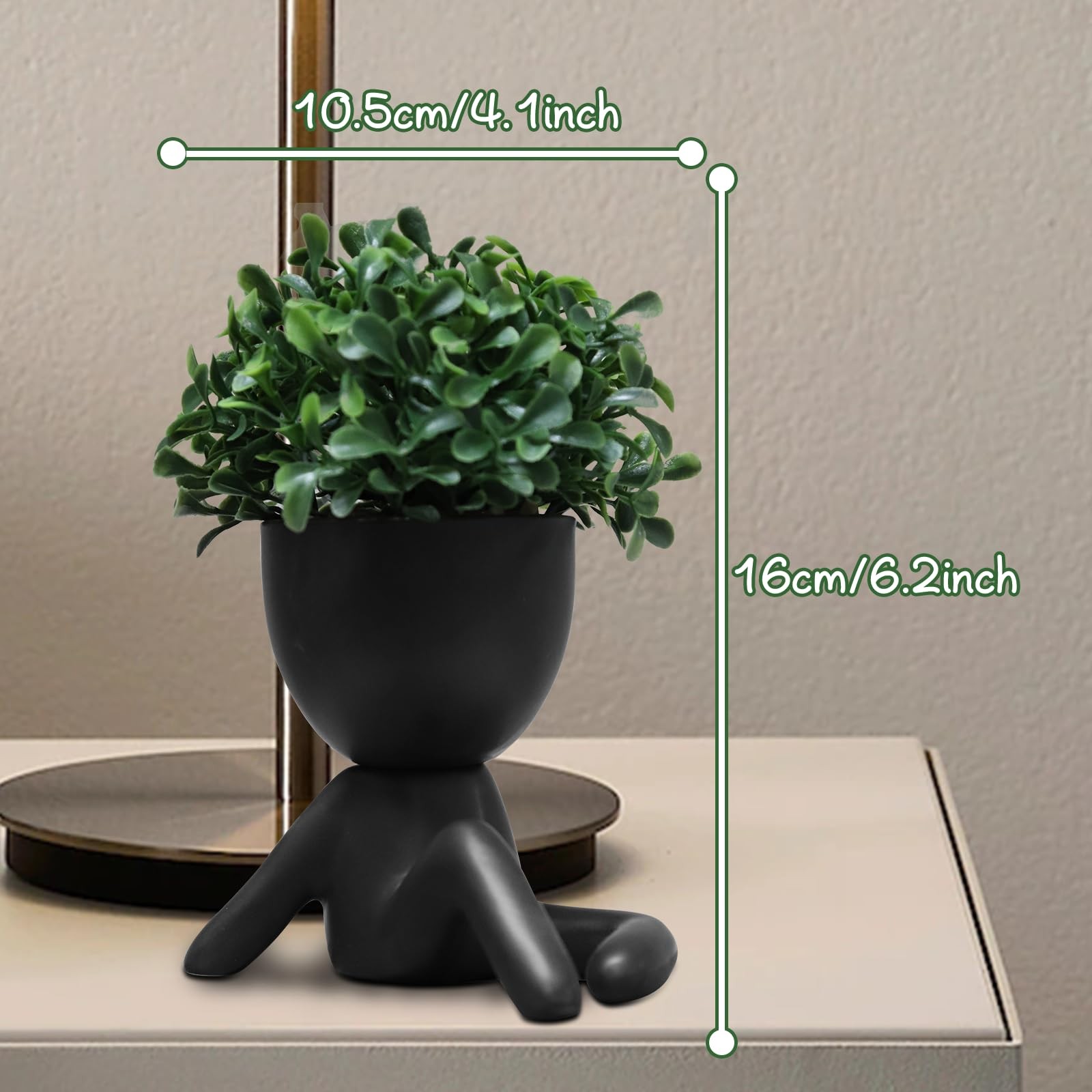 Cute Faux Succulent Desk Decor Small Fake Plants Lovely Decoration Set of 1