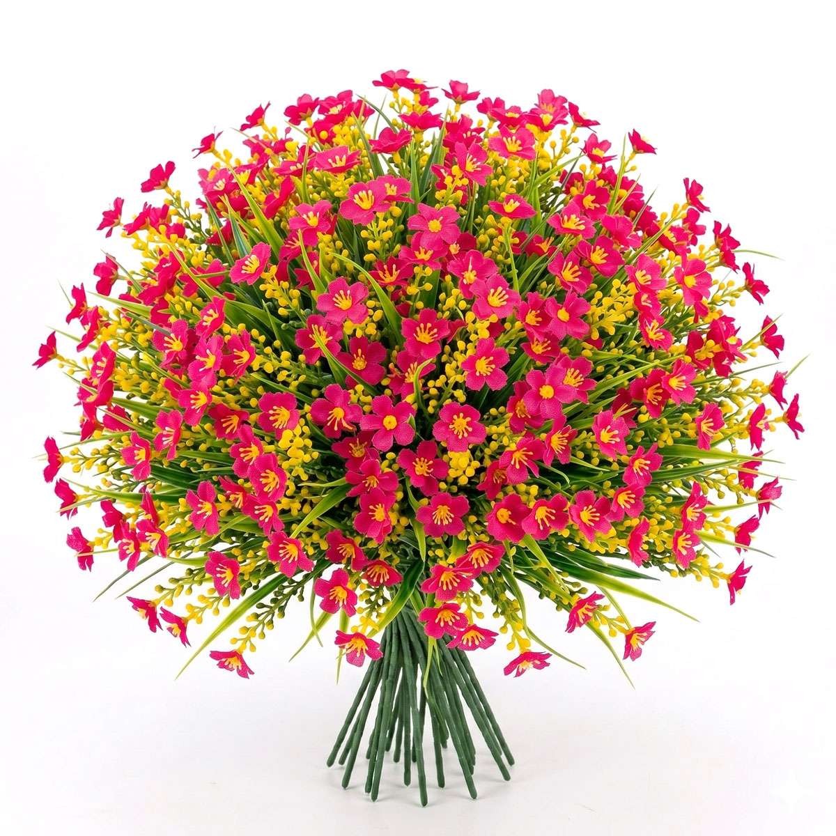 Lot2-10 Artificial Flowers Fake Outdoor UV Resistant Boxwood Plants Shrubs Decor