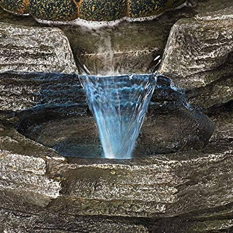 Sitting Buddha 21″ High Large Zen Asian Indoor Outdoor Decor Faux Stone Floor Fo