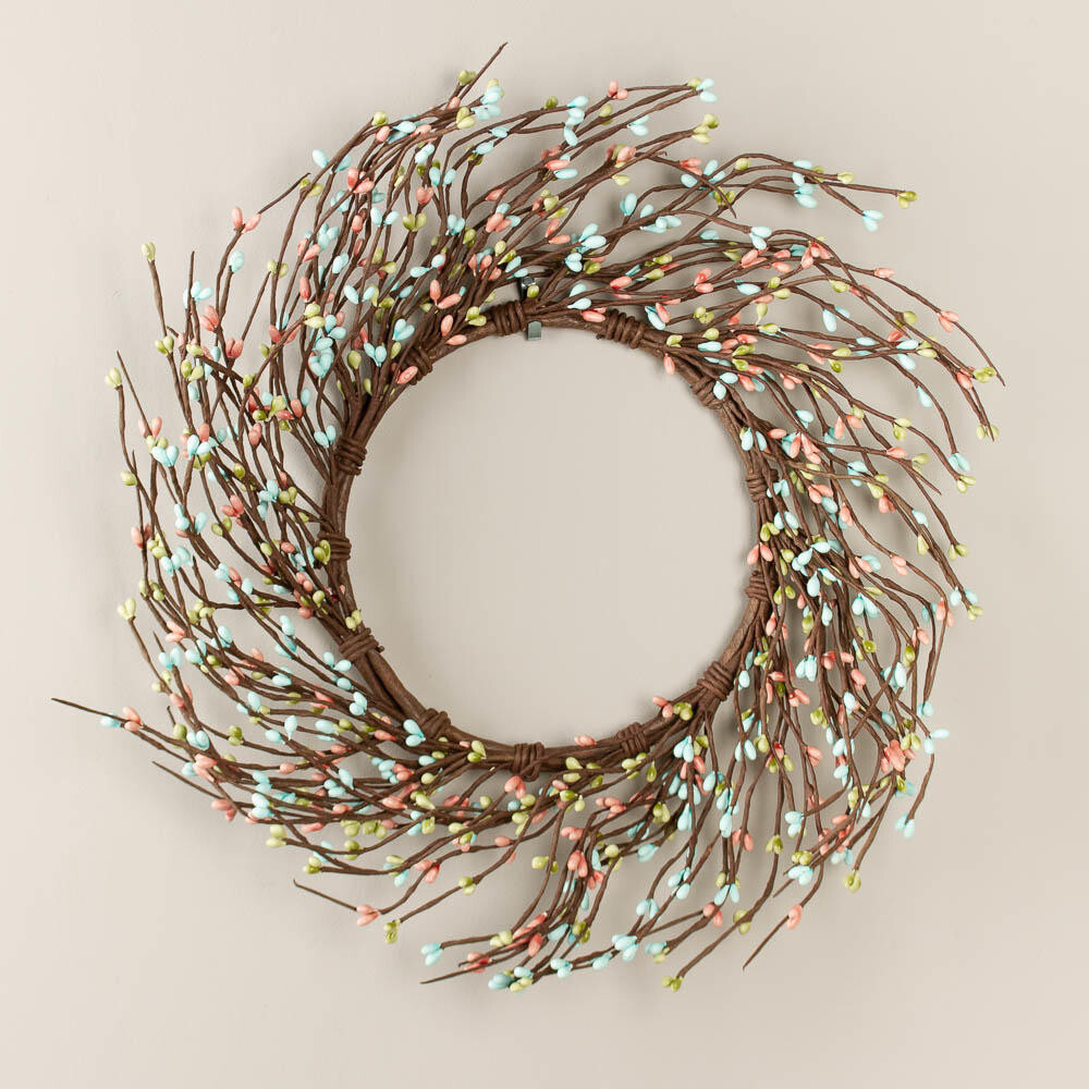 Factory Direct Craft Spring Pip Berry Wreath