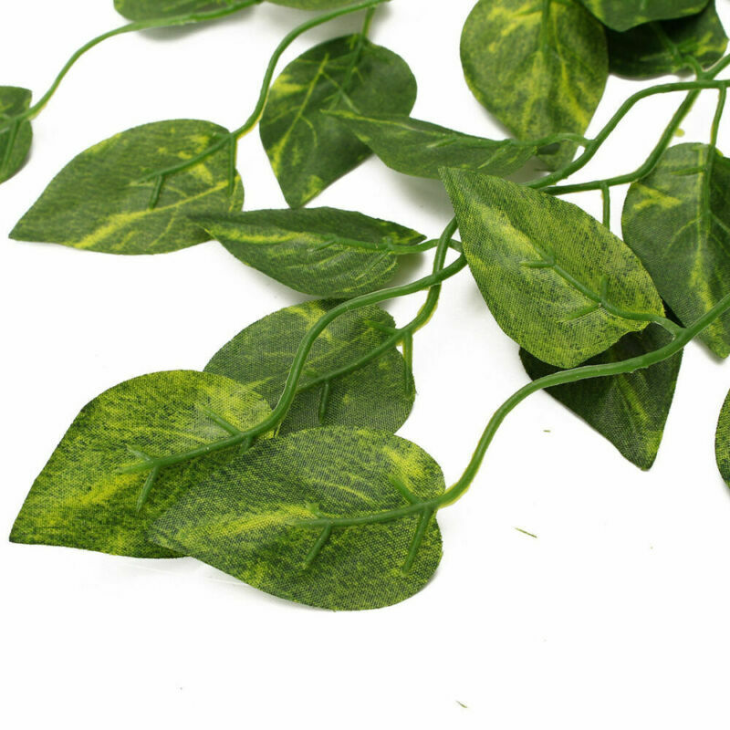 2Pcs Artificial Hanging Plants Vines Ivy Ferns Outdoor Garland Decor Home