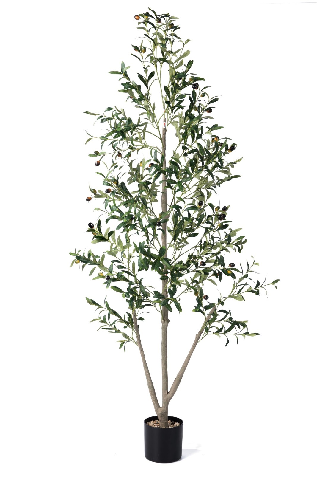 Olive Trees Artificial Indoor, 5FT Tall Faux Olive Tree with Moss and Planter