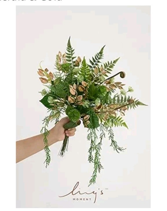 Ling’s Moment Artificial Greenery Stems Box Set, 37pcs with 9 Kinds of Faux