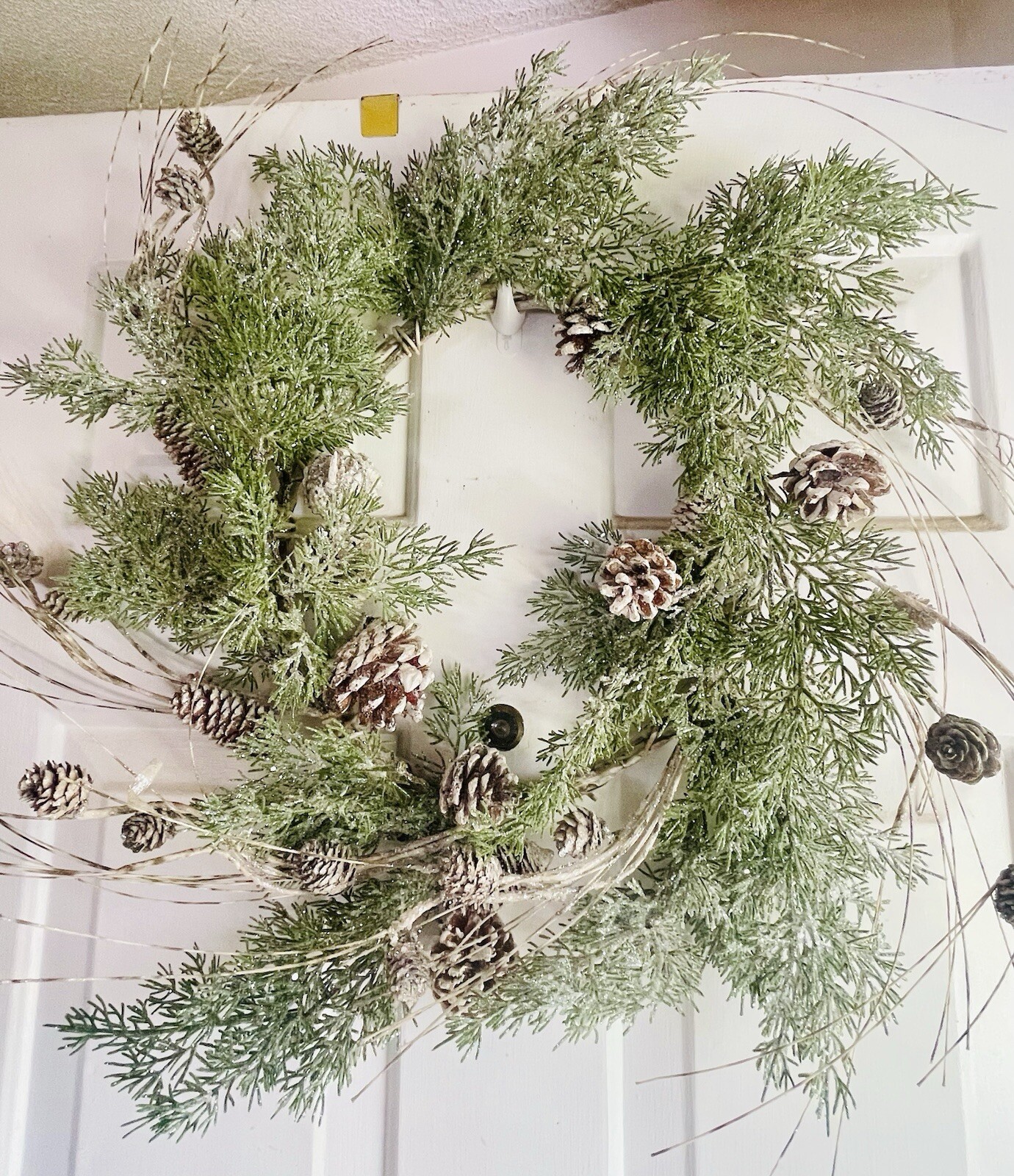 Birch Tipped Cedar Winter Or Christmas Wreath