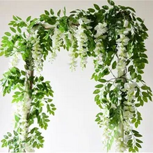 Artificial Rose Flower String Vine Plant – Wedding Home Garden Hanging Decor NEW
