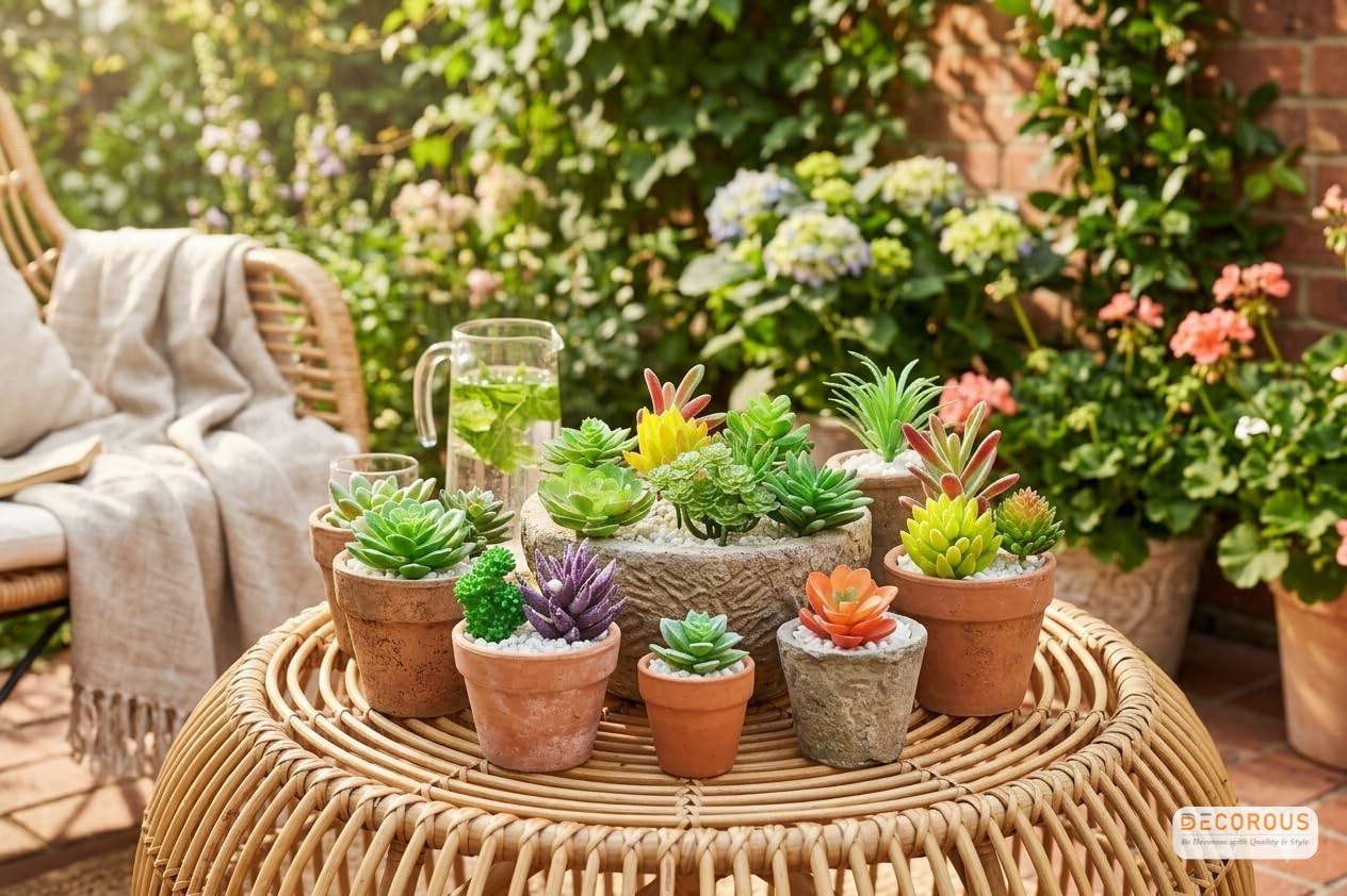 Artificial Succulent Plants 16 Pack Mini Faux Succulents Small Unpotted Fa…
