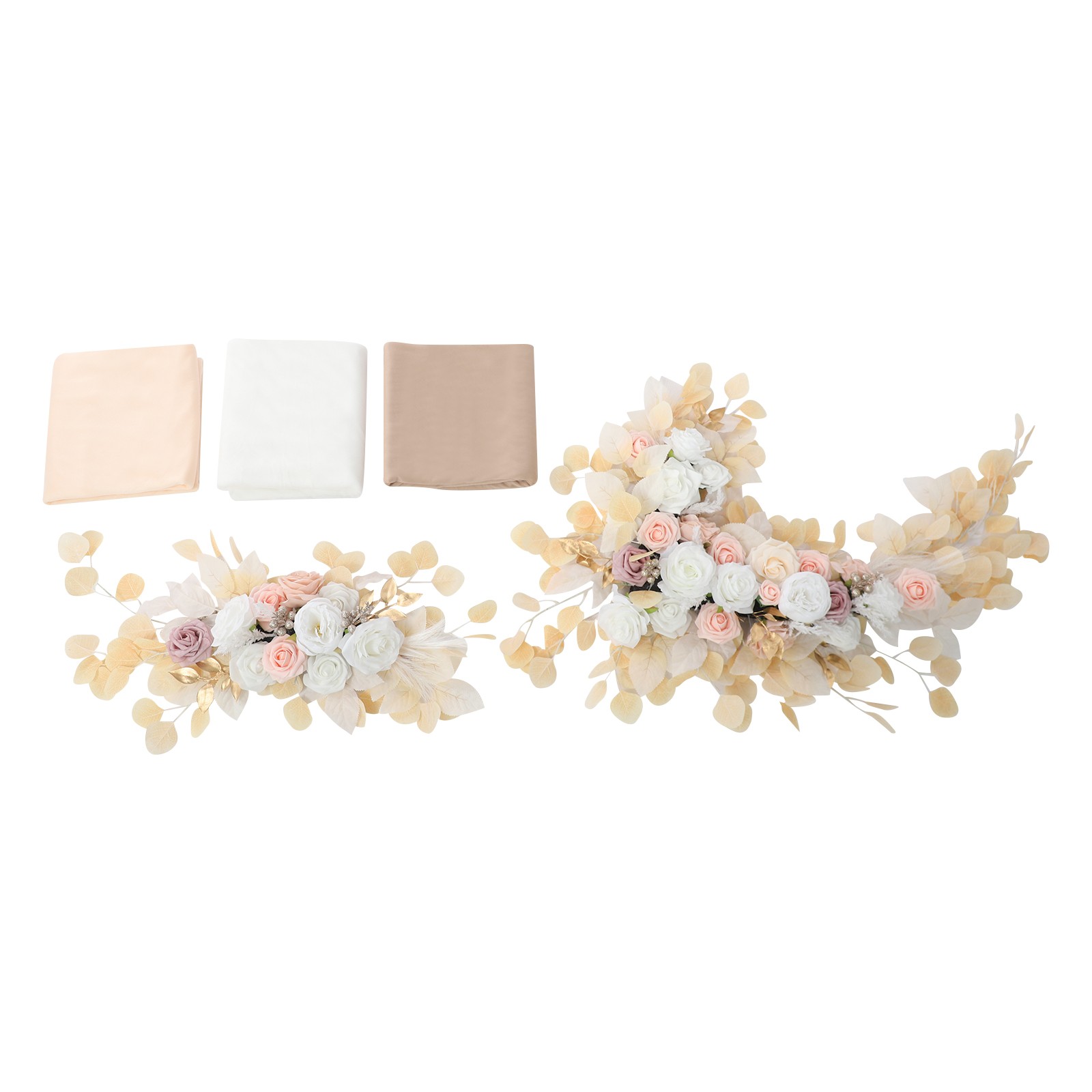 Decorative Artificial Flowers, Artificial Wedding Arch Flower Kit, Wedding Artif