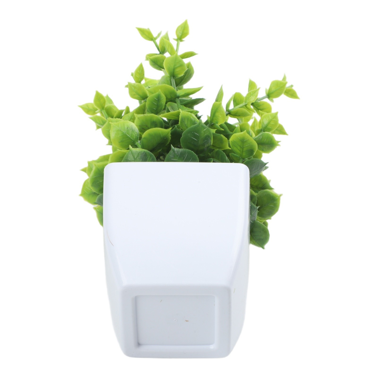 Compact Fake Lavender Eucalyptus Arrangement for Modern Home Office Desk Setup