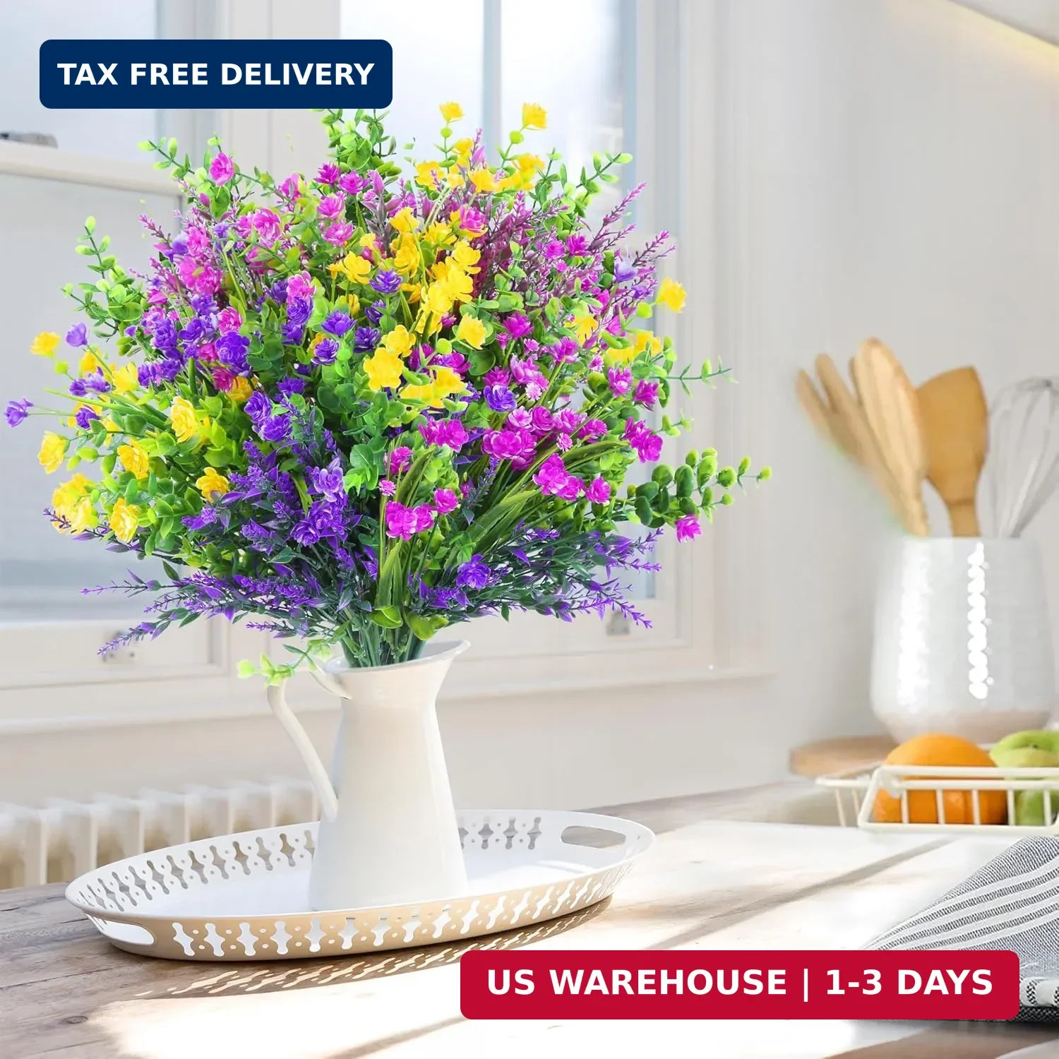 Sggvecsy Artificial Flowers for Outdoors 12 Bundles UV Resistant Boxwood Shrubs