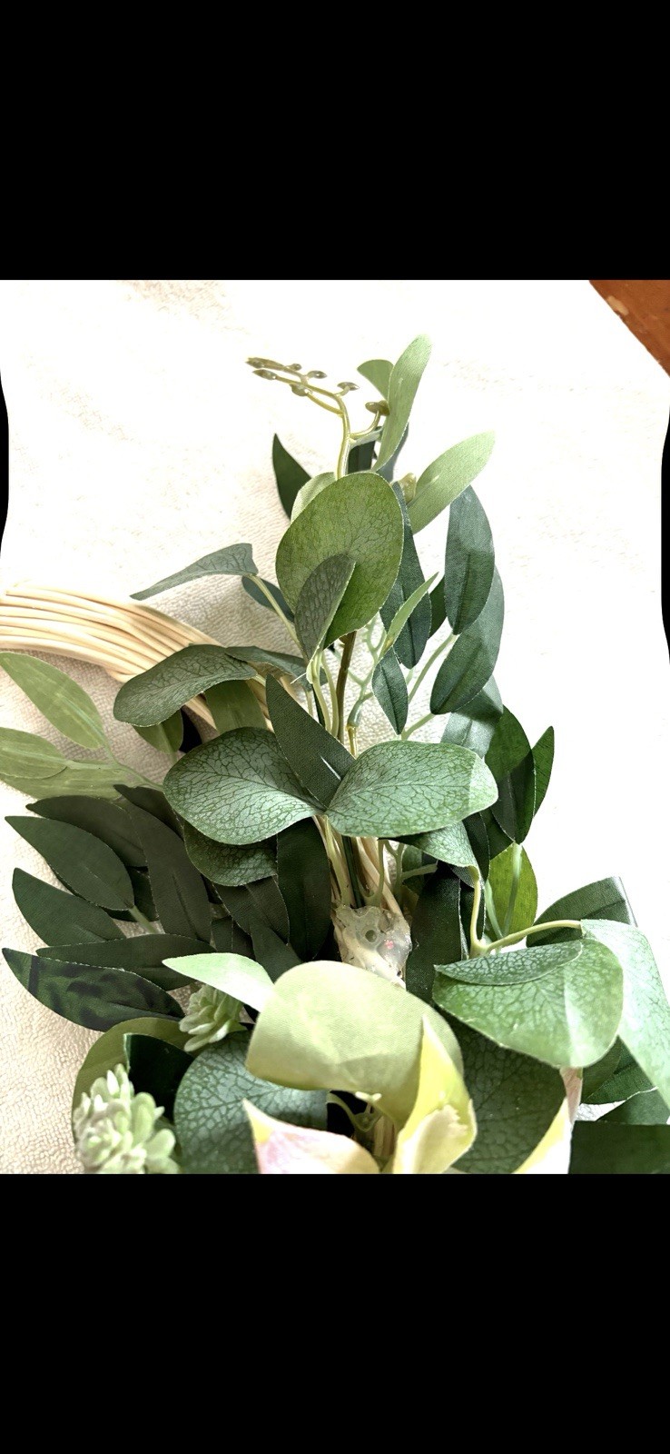Artificial Succulent Wreath Spring Artificial Floral Wreath