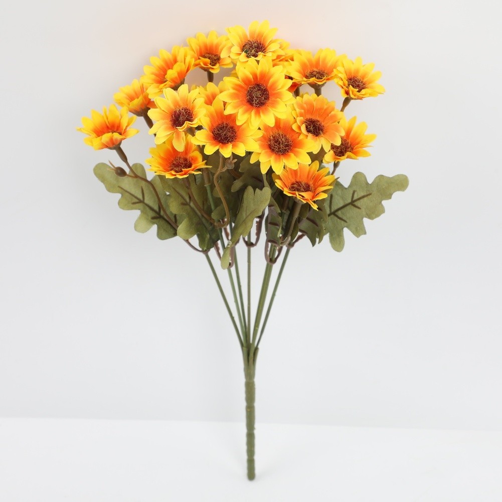 Lifelike Chamomile Flower Bouquet for Living Room Bedroom Office Decor