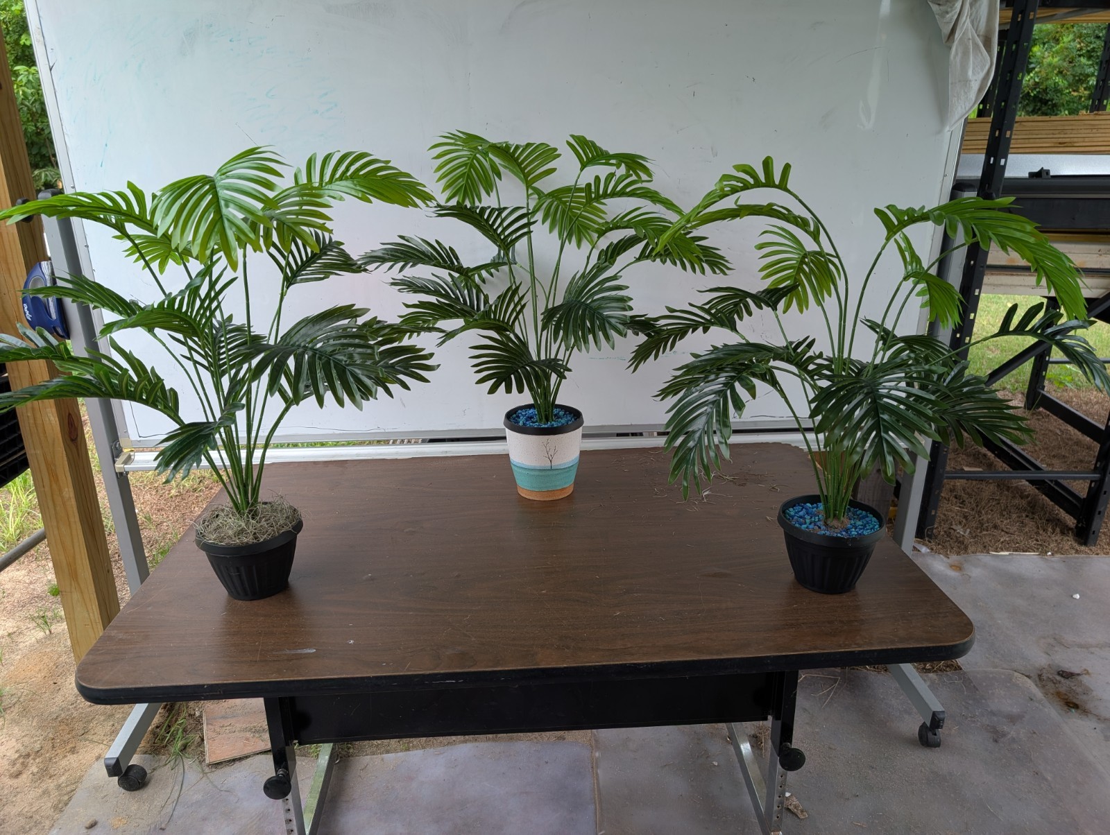 Artificial Palm Plants In Pot/ Office Decor/