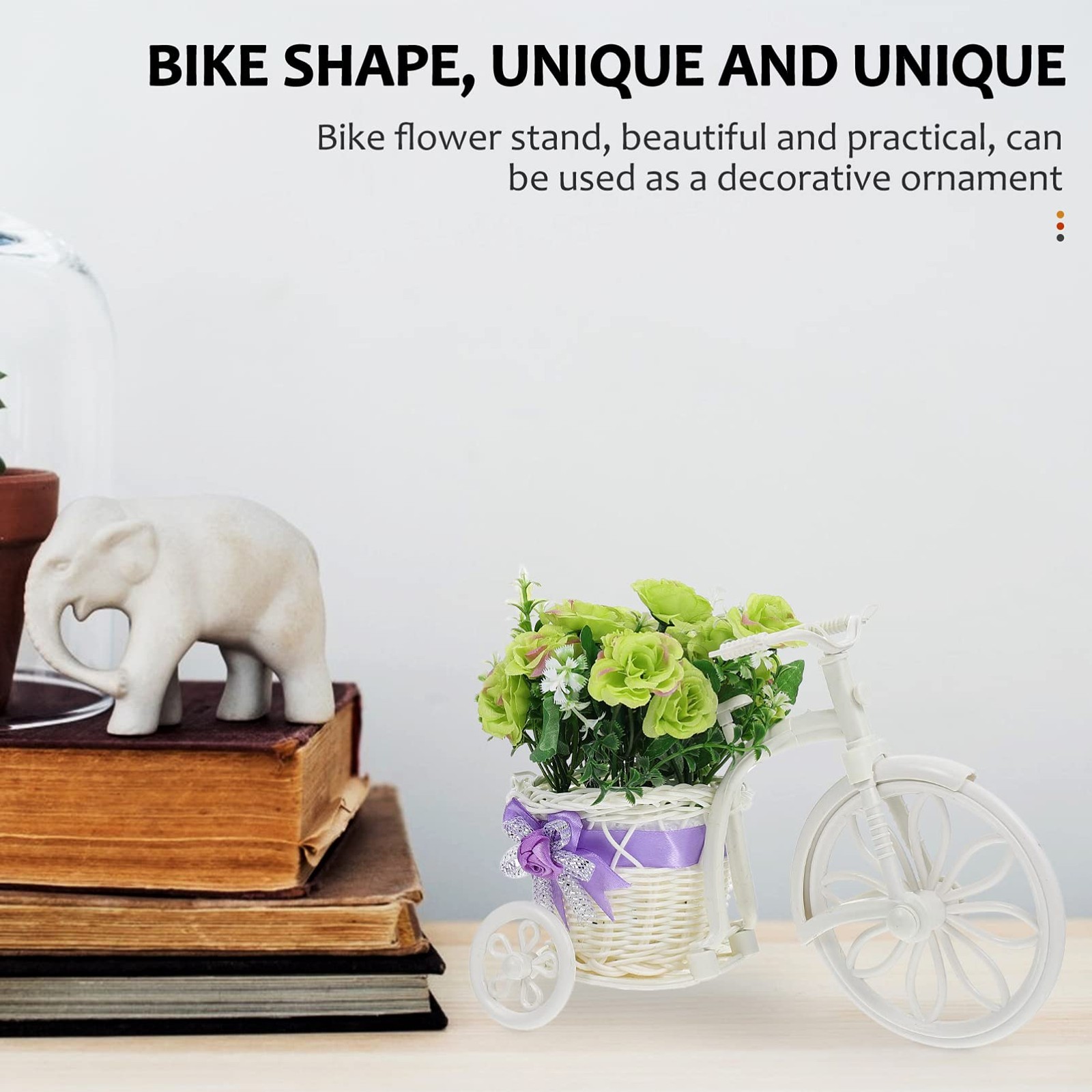 Summer Decorations for Home Indoor Bike Flower Holder Small Shelf Bracket Art…