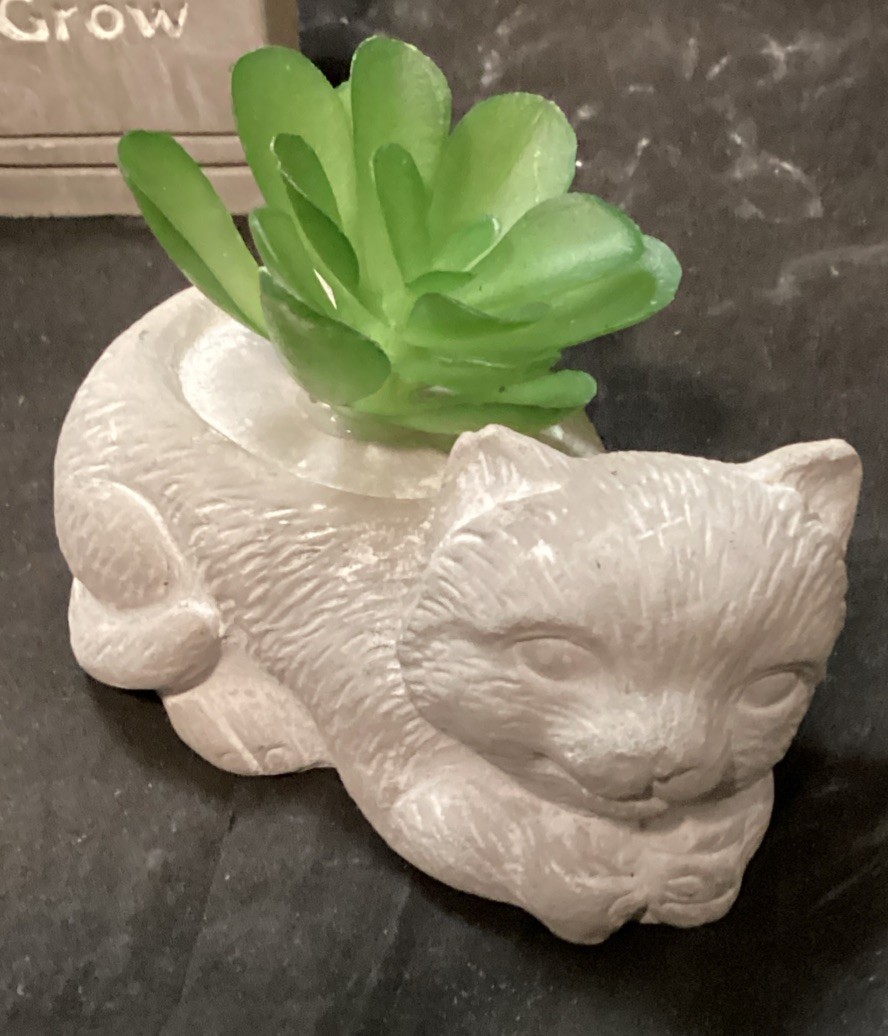 Decorative Fake Potted Succulents. New and Gently Used lot of 10 (F2)