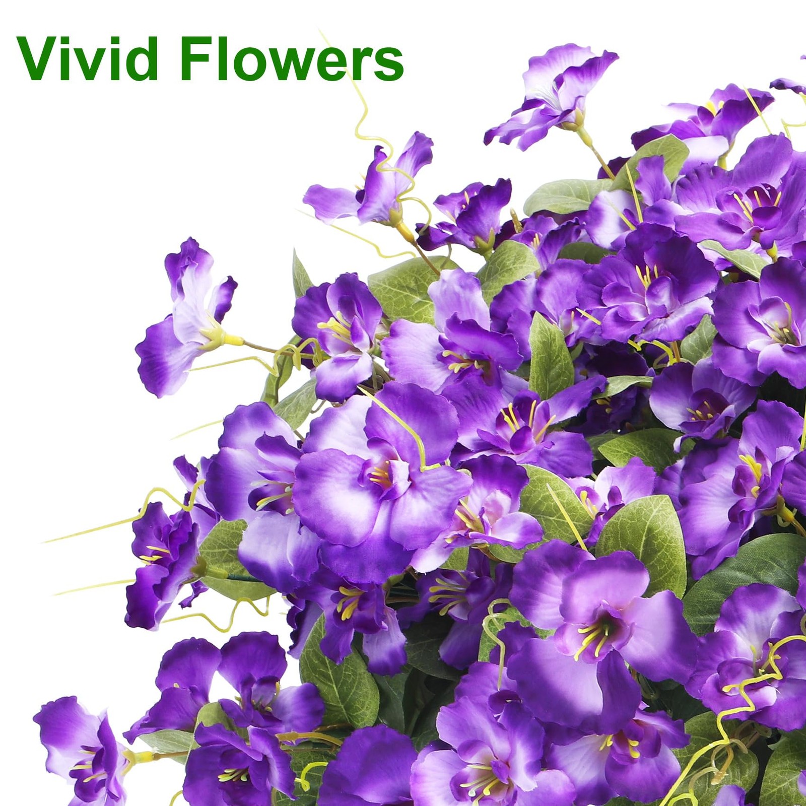 8 Bundles Artificial Hibiscus Flowers for Outdoors Decoration, Faux Silk Flow…