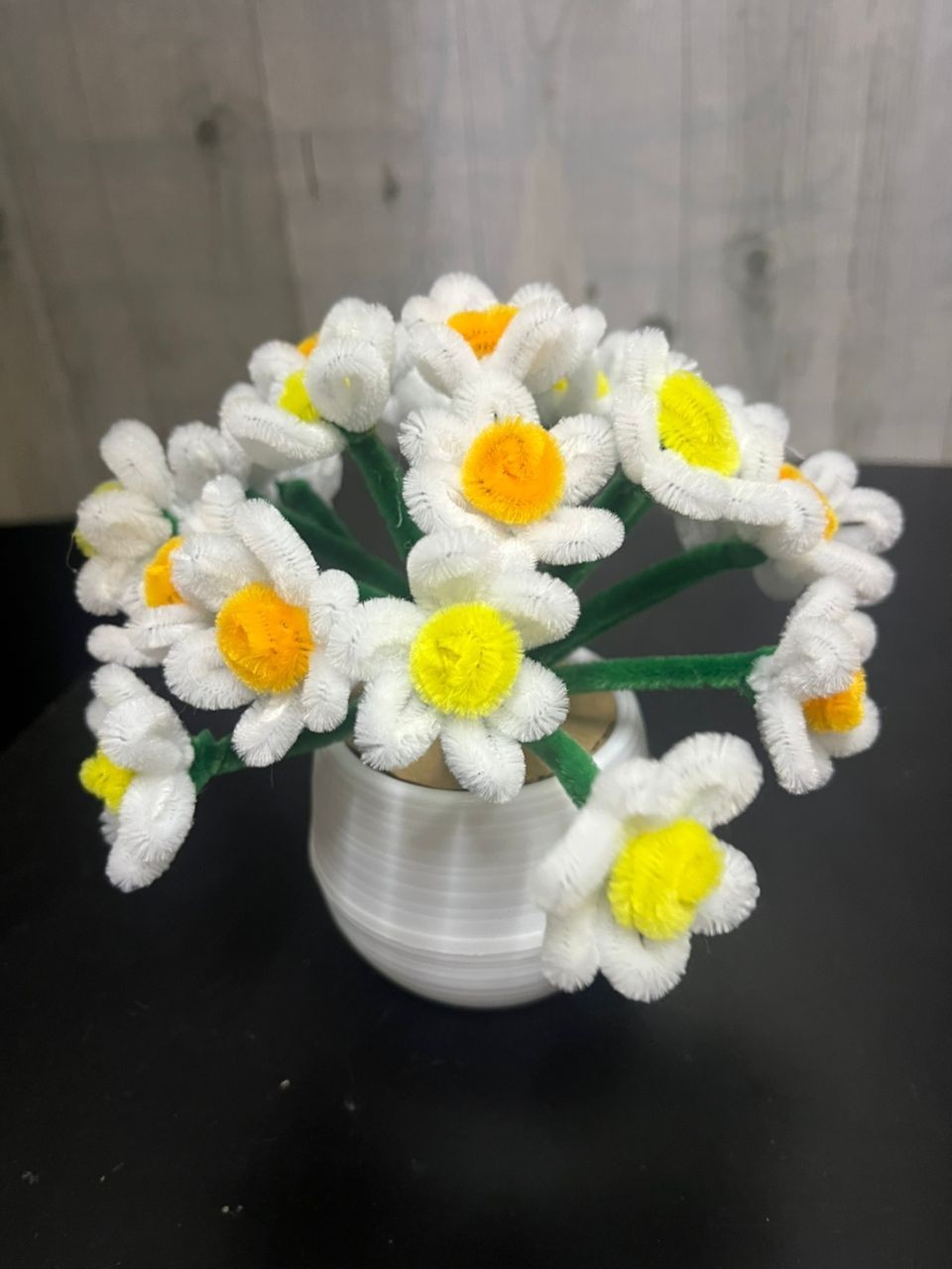 Pipe Cleaner Flowers Bouquet Handmade Twist Stick Bouquet Gift -ready stock