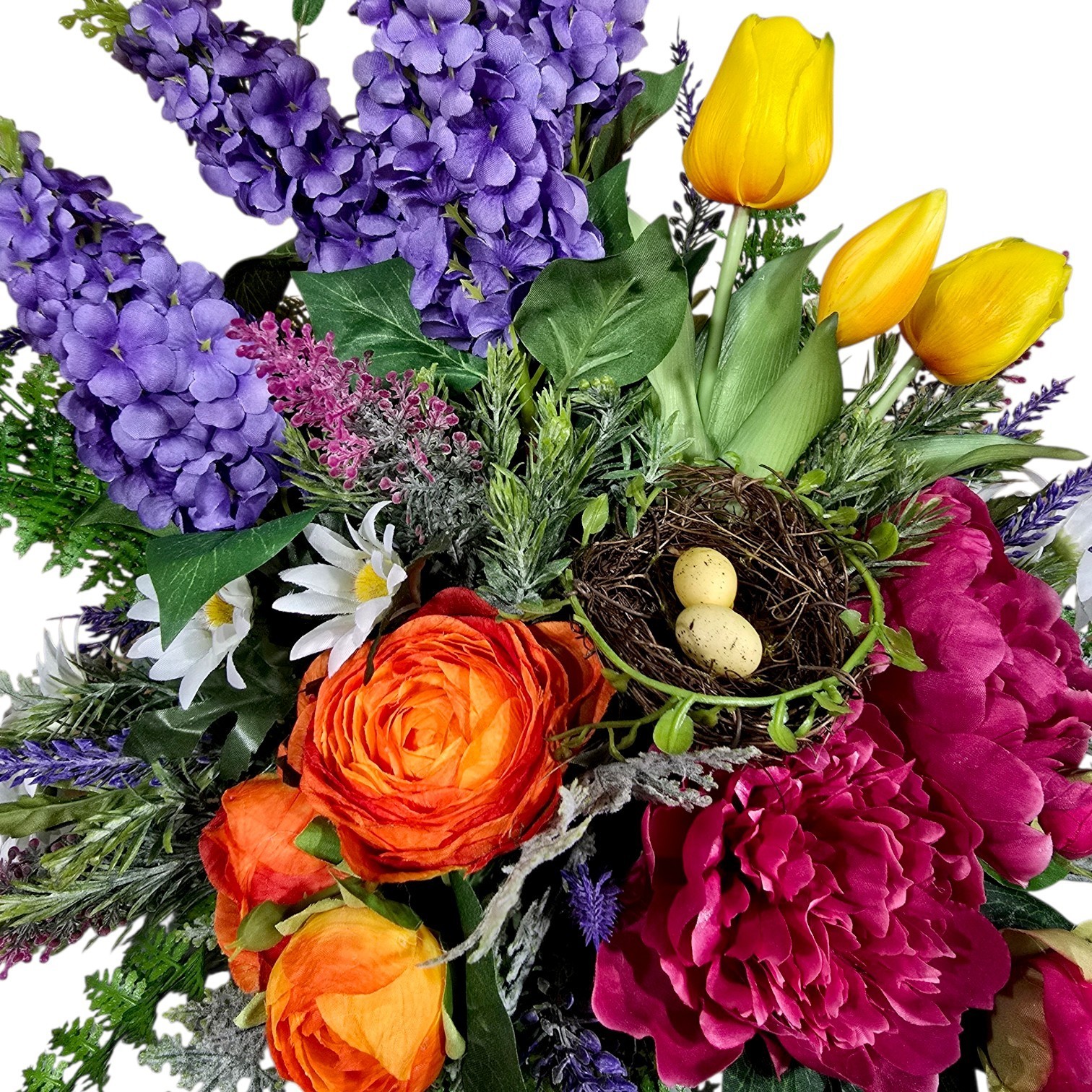 Colorful Spring Artificial Floral Centerpiece