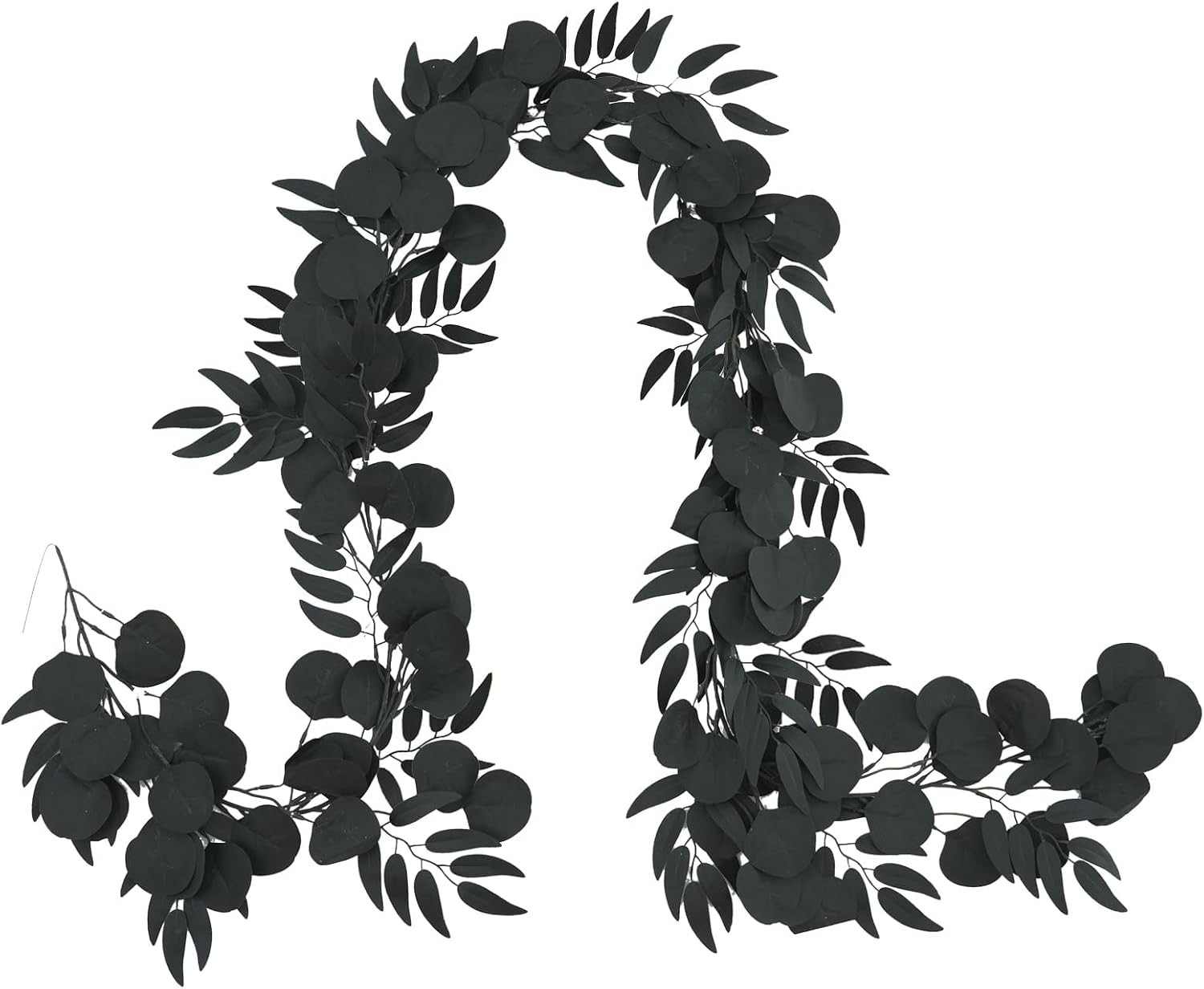 6.5Ft Eucalyptus Willow Garland Fake Greenery for Weddings & Home Decor…