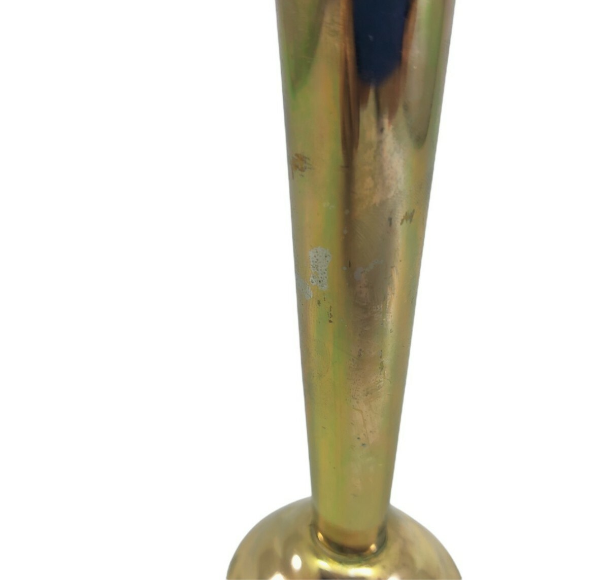 Vintage Mann Inc 1977 Enamel Flower Vase Pink Rose Eternal Bloom