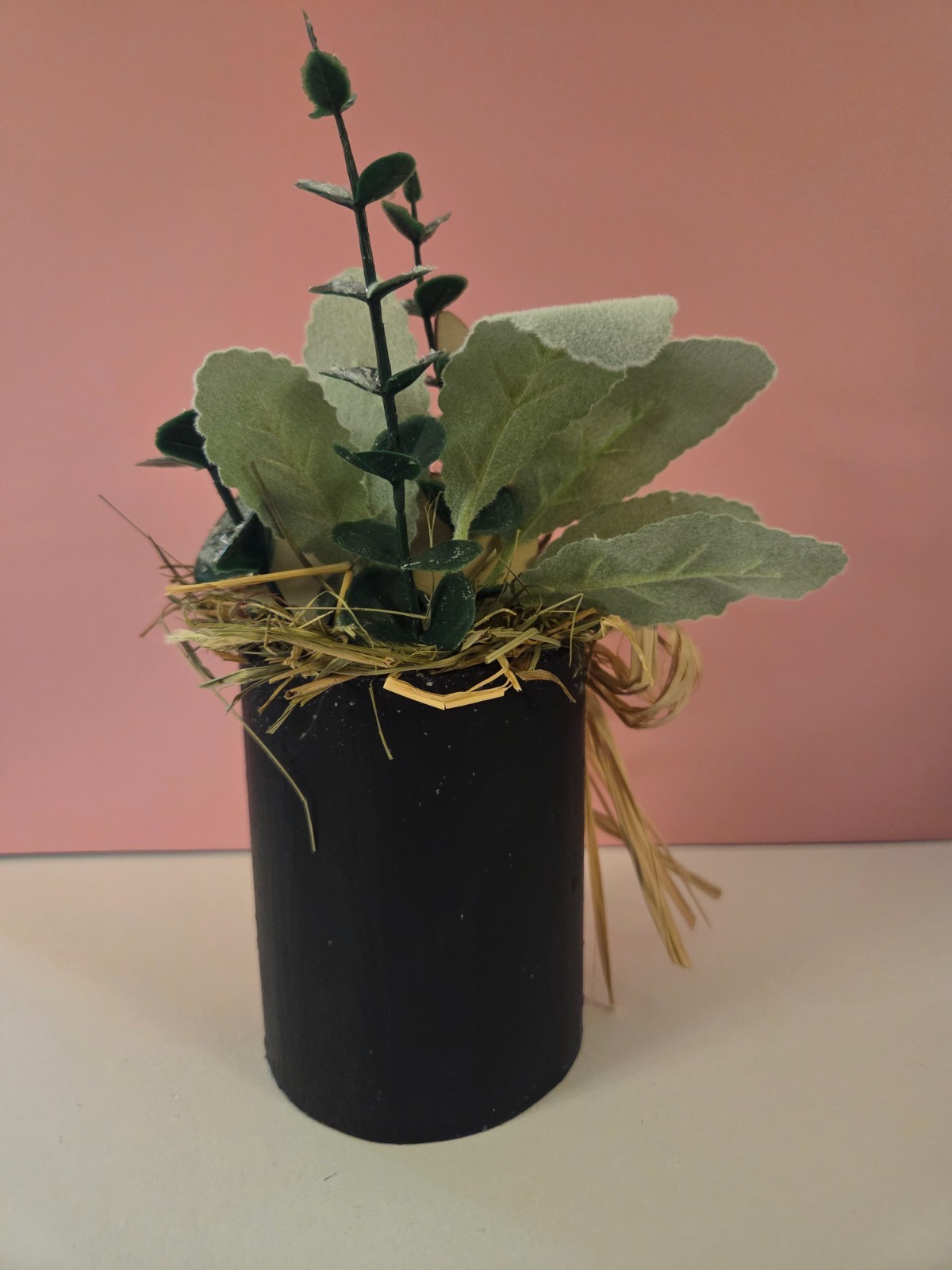 Country Primitive Easter Bunny Centerpiece Arrangement Shelf Sitter