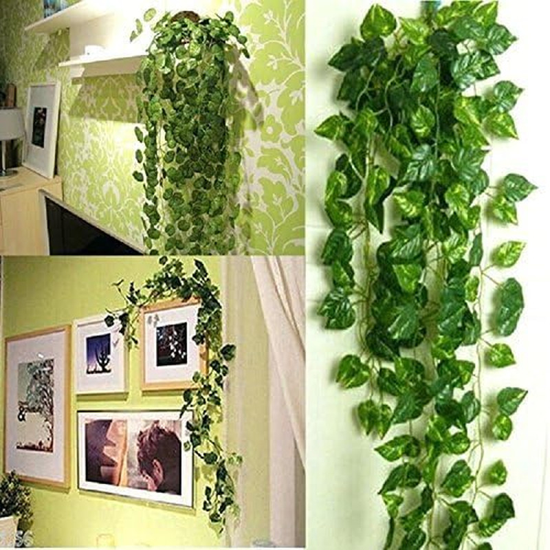 168 feet Fake Foliage Garland Leaves Decoration Artificial Greenery Ivy Vine Pla