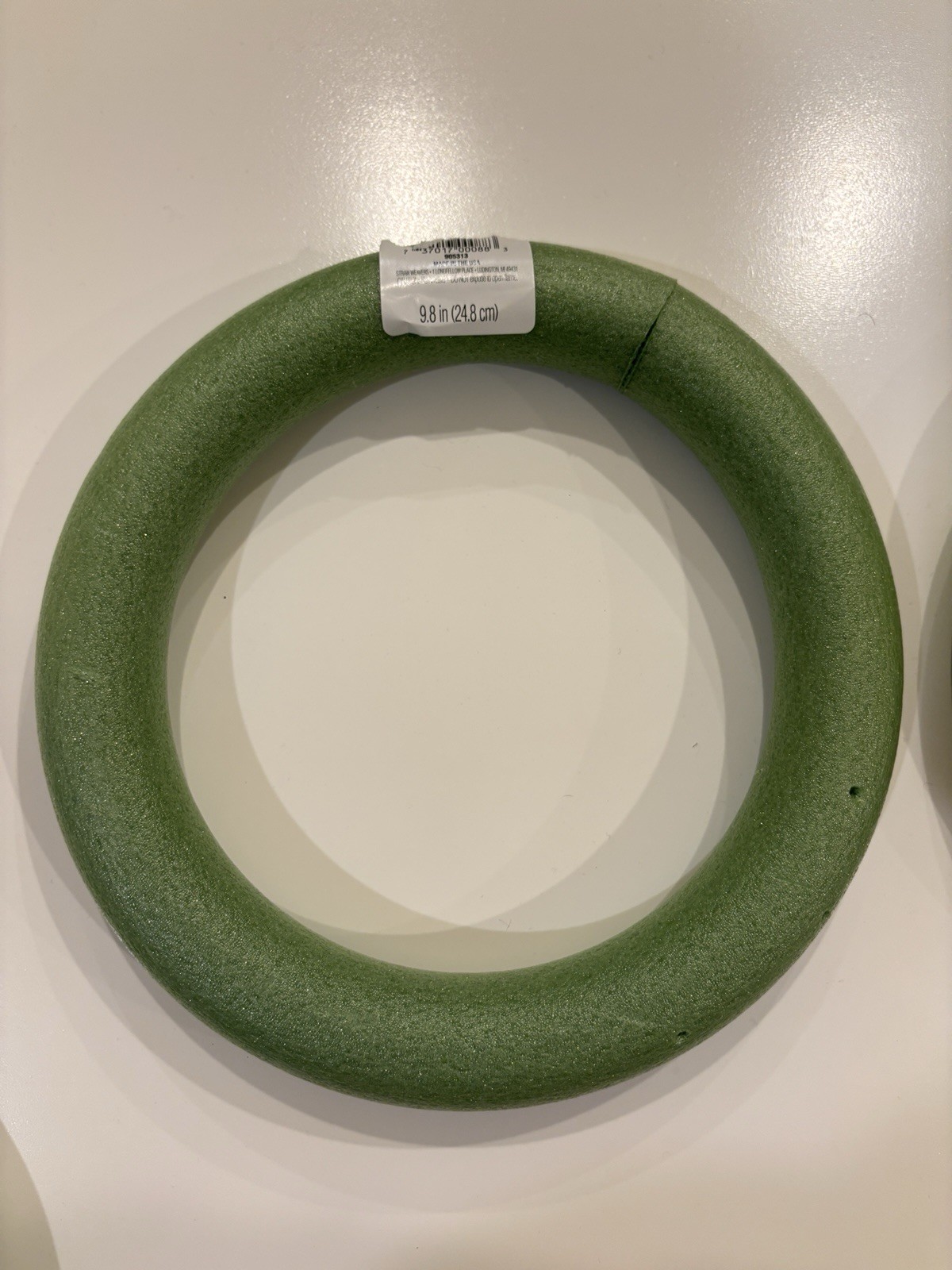 Faux Floral Foam Wreaths Set Of 3 10 Inch Wide