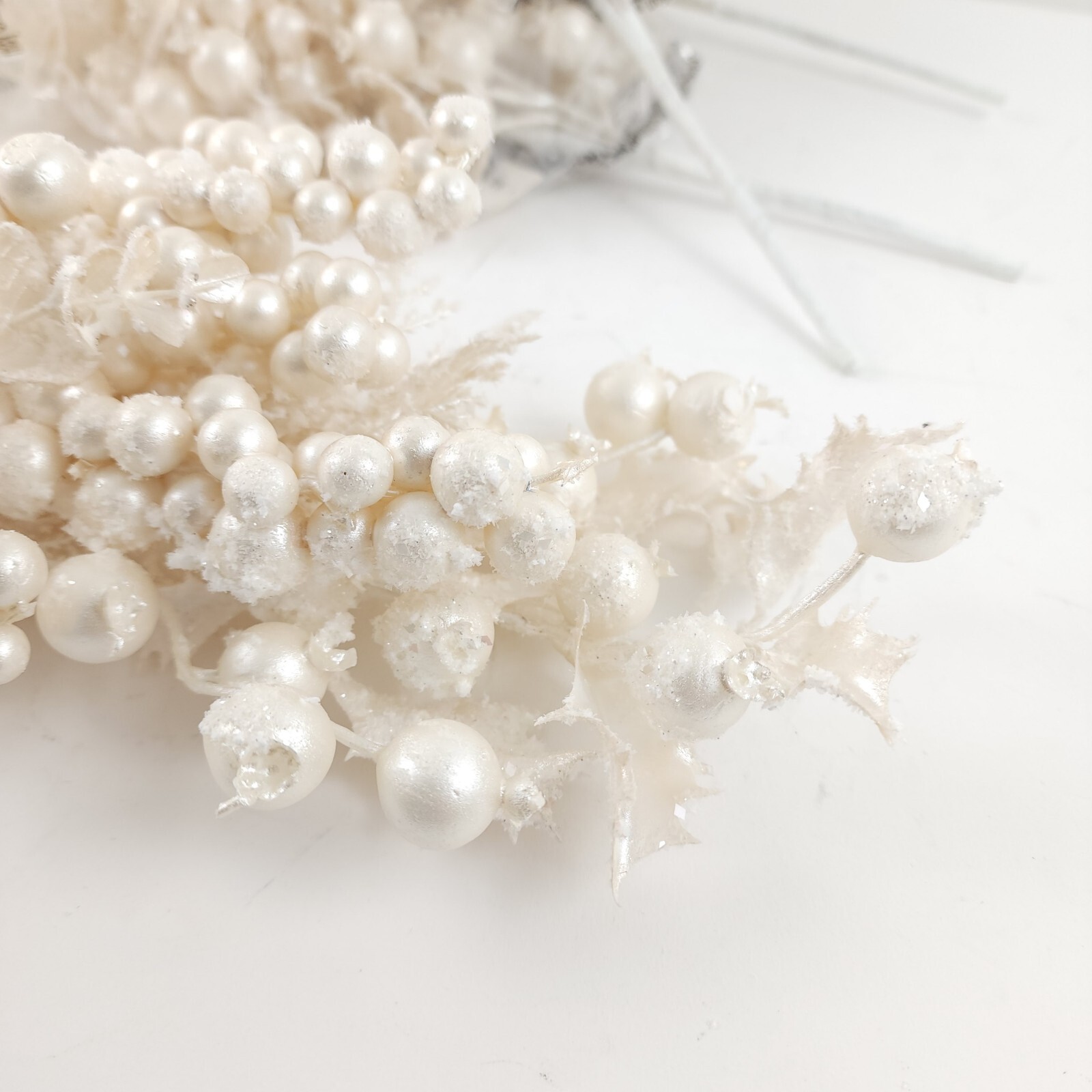 Set of 4 Snow Berry, Holly and Cedar Picks by Valerie White