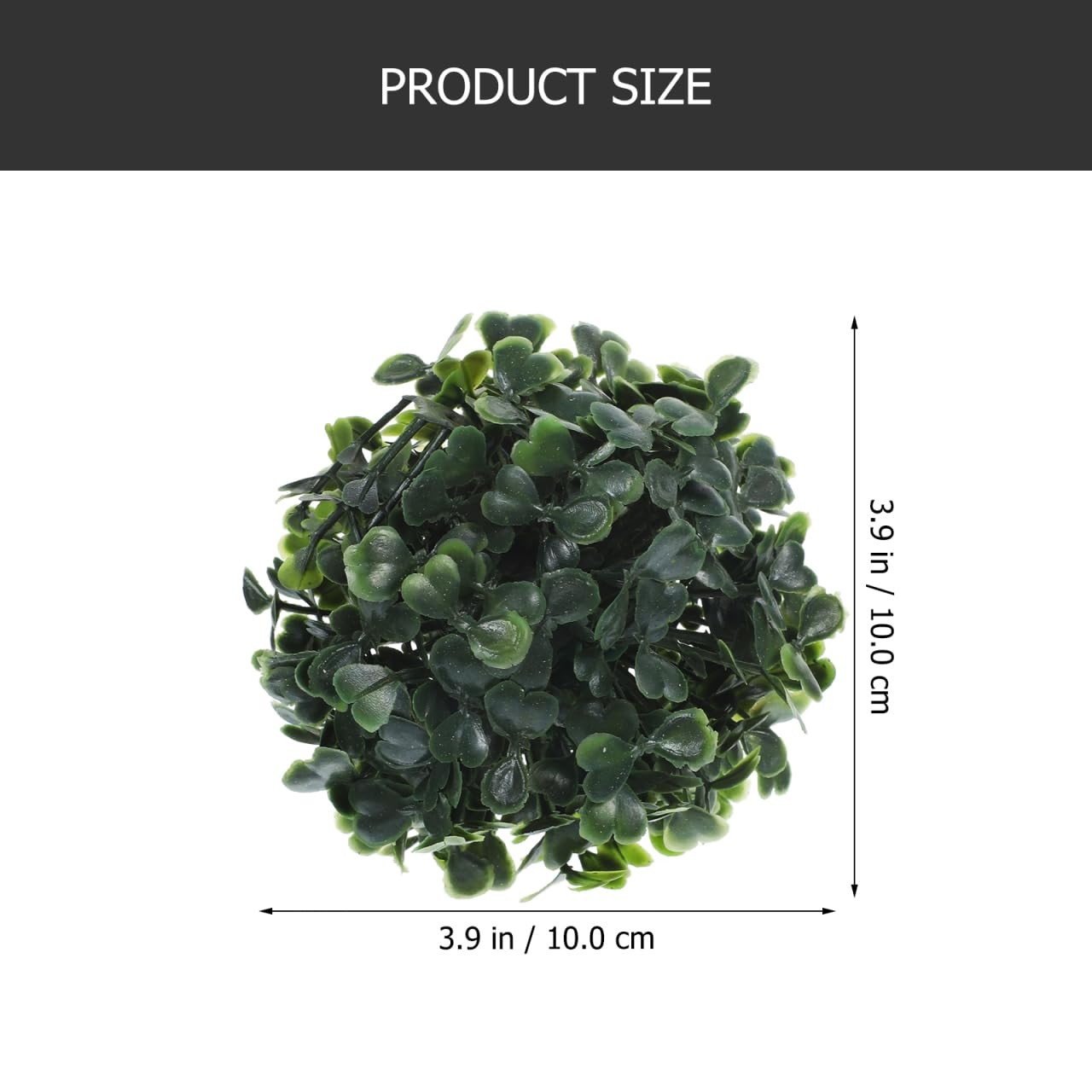 4 Pcs Artificial Grass Pendant 3.93 Inch Hanging Faux Grass Topiary Balls for…