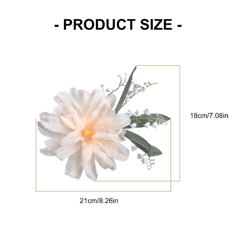 Elegant Silk Flower Arrangement Photography Window Curtain Decoration