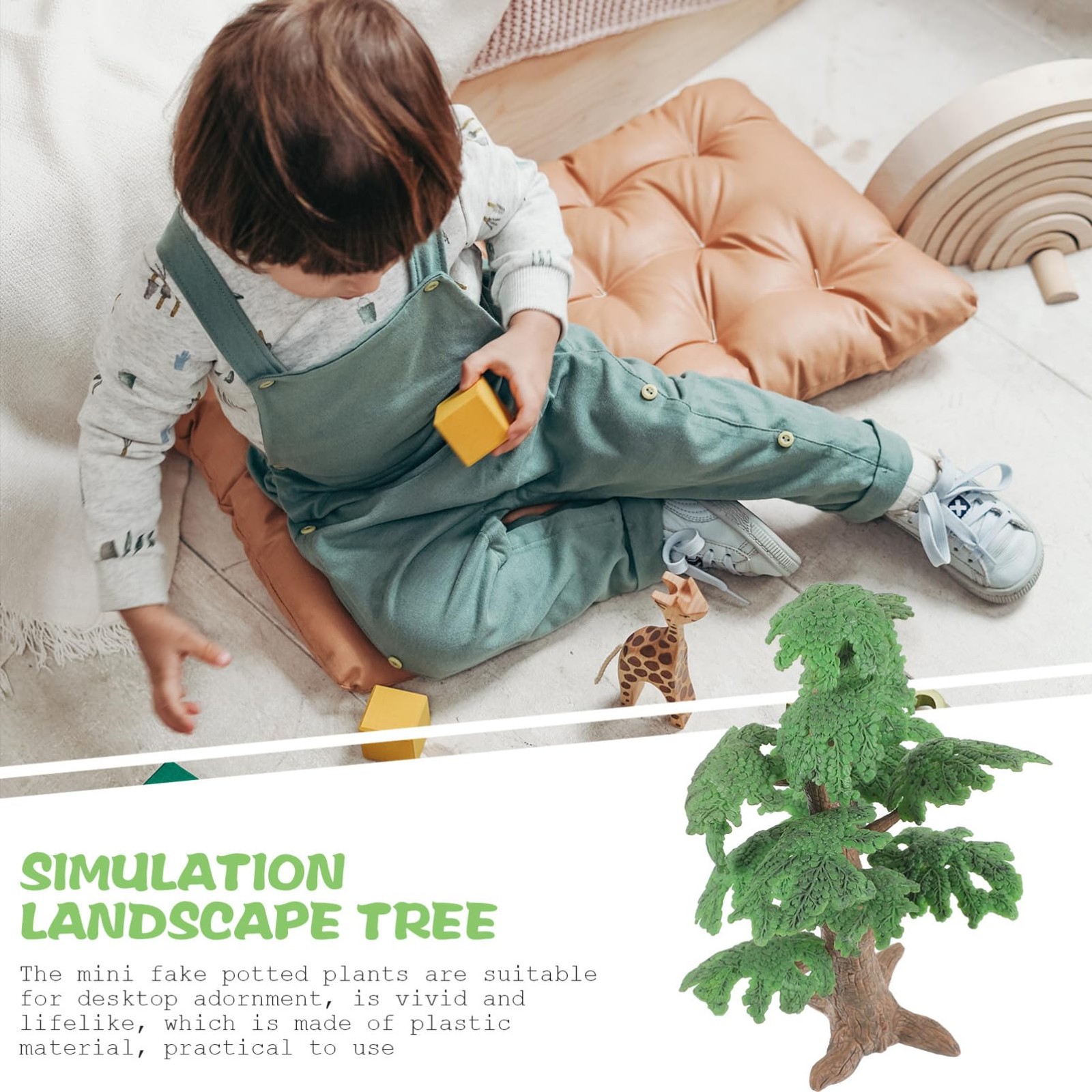 Simulated Landscape Tree Model, Artificial Pine and Cypress Miniature for Dio…