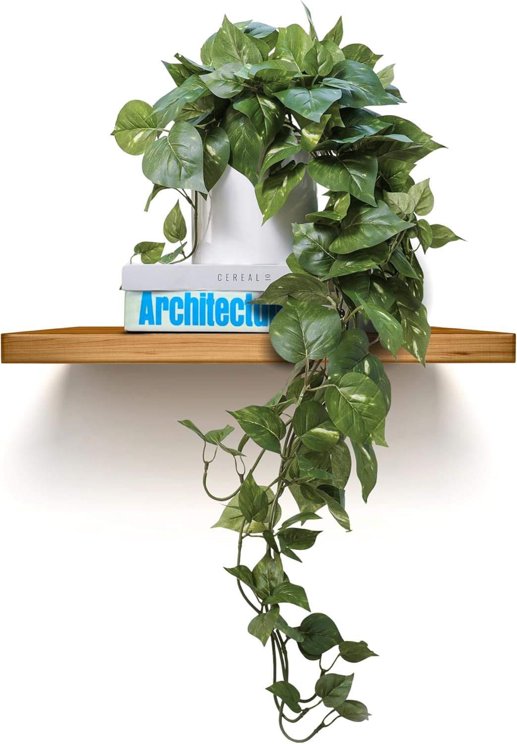 ROVALA Silk Plants for Home Decor Indoor in Pot Realistic Artificial Plants Hang