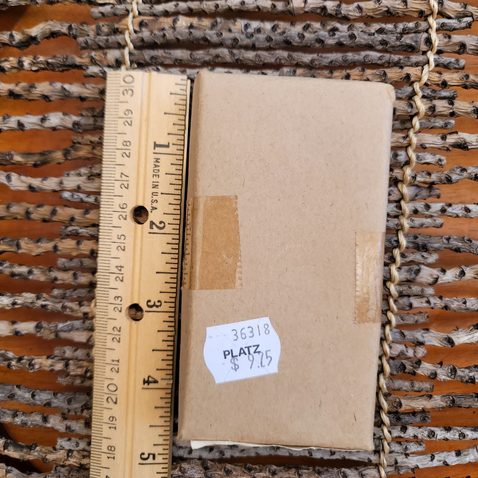 VNTG NOS Set of 12 Natural Bark Tail & Wing Artificial 1-7/8″ Mushroom Dove Bird