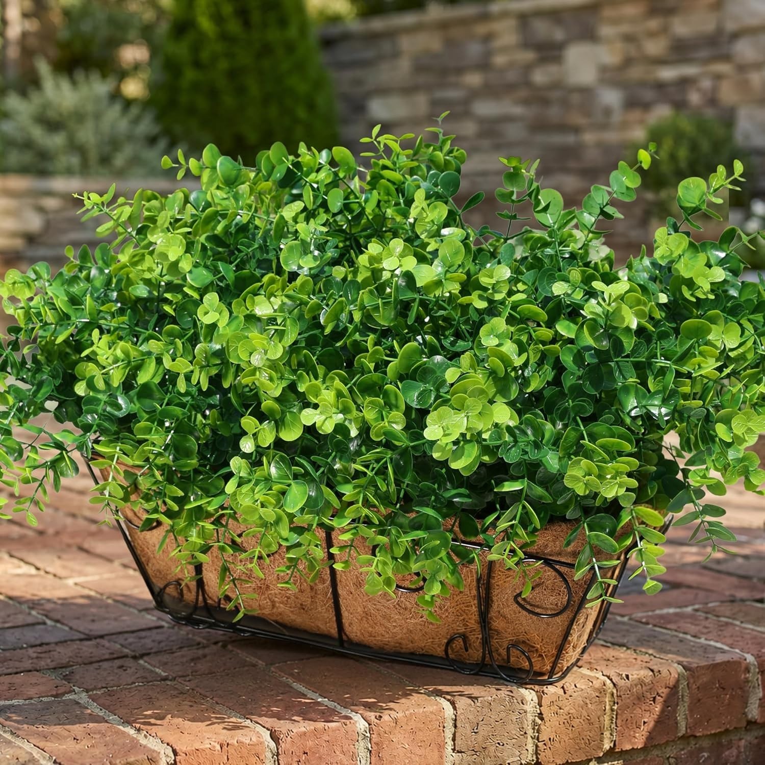 Realistic 12 Bundle Fake Eucalyptus Plants – Perfect for Spring Summer Decor