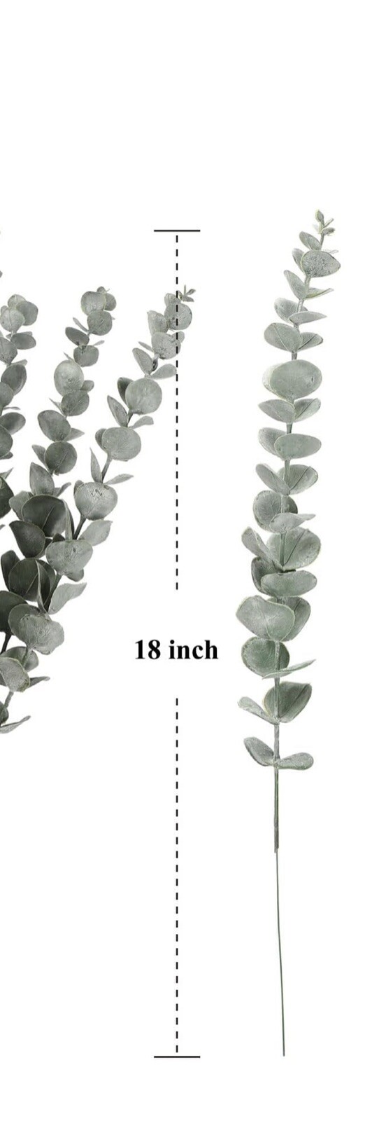 ARTISTEM 18″ Artificial Eucalyptus Stems 30 Pc