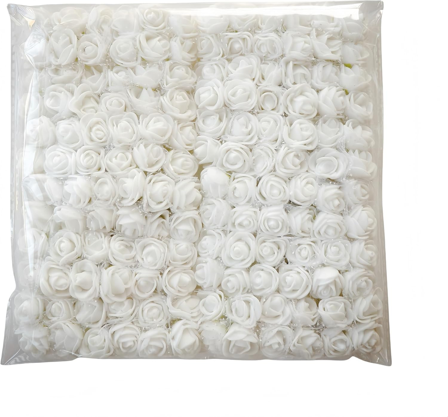 Mini Foam Roses Artificial Flowers Bulk, Foam Small Flowers Heads for Crafts, Fa