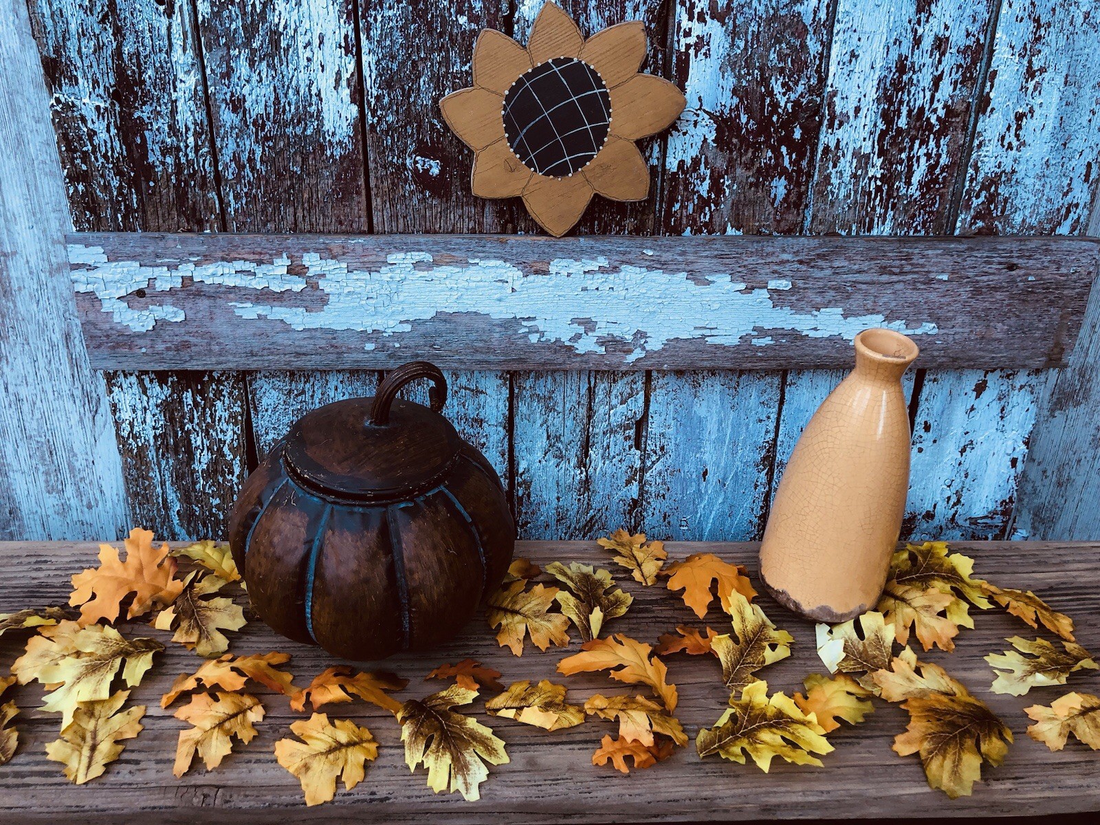 36 Sunny Ridge Oak Fall Leaves Autumn Artificial LOOSE in A BAG Wedding Decor
