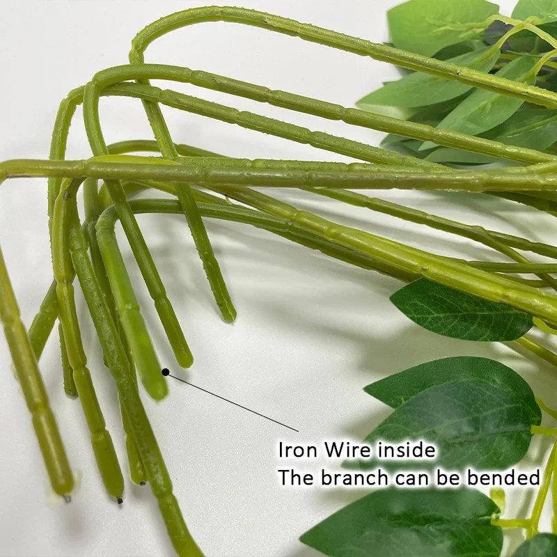 Artificial Wisteria Vine Garland Fake Flower Plants Garden Wedding Hanging Decor