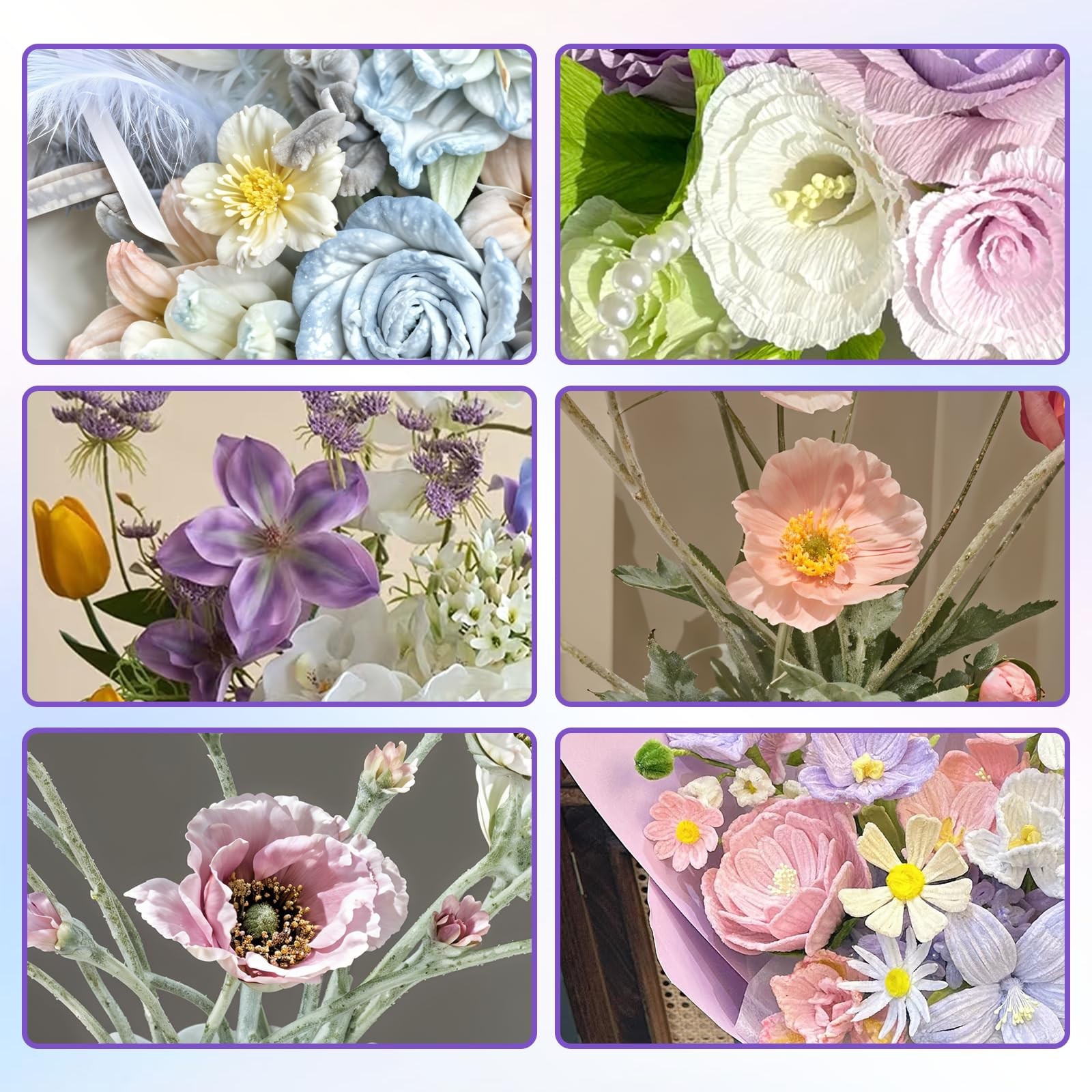 SynHHergyx 1200 Pcs Flower Stamens for Crafts, Artificial Flower Stamens, 10 …