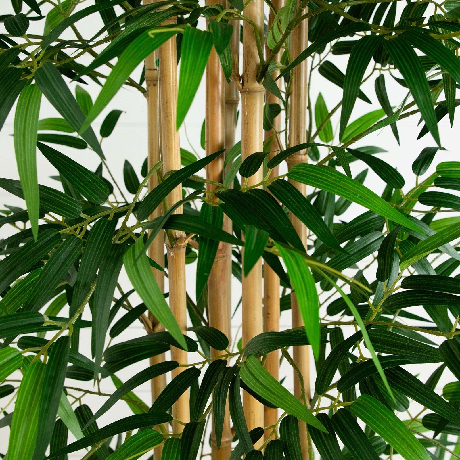 10’ Artificial Bamboo Tree with Natural Bamboo Trunks. Retail $359