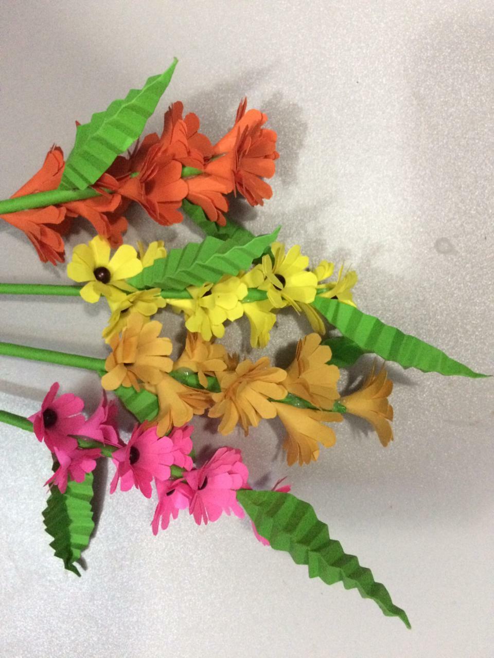 Paper Flowers Backdrop Home Decor Party Nursery Flower Handmade Ceylon 10 Pieces