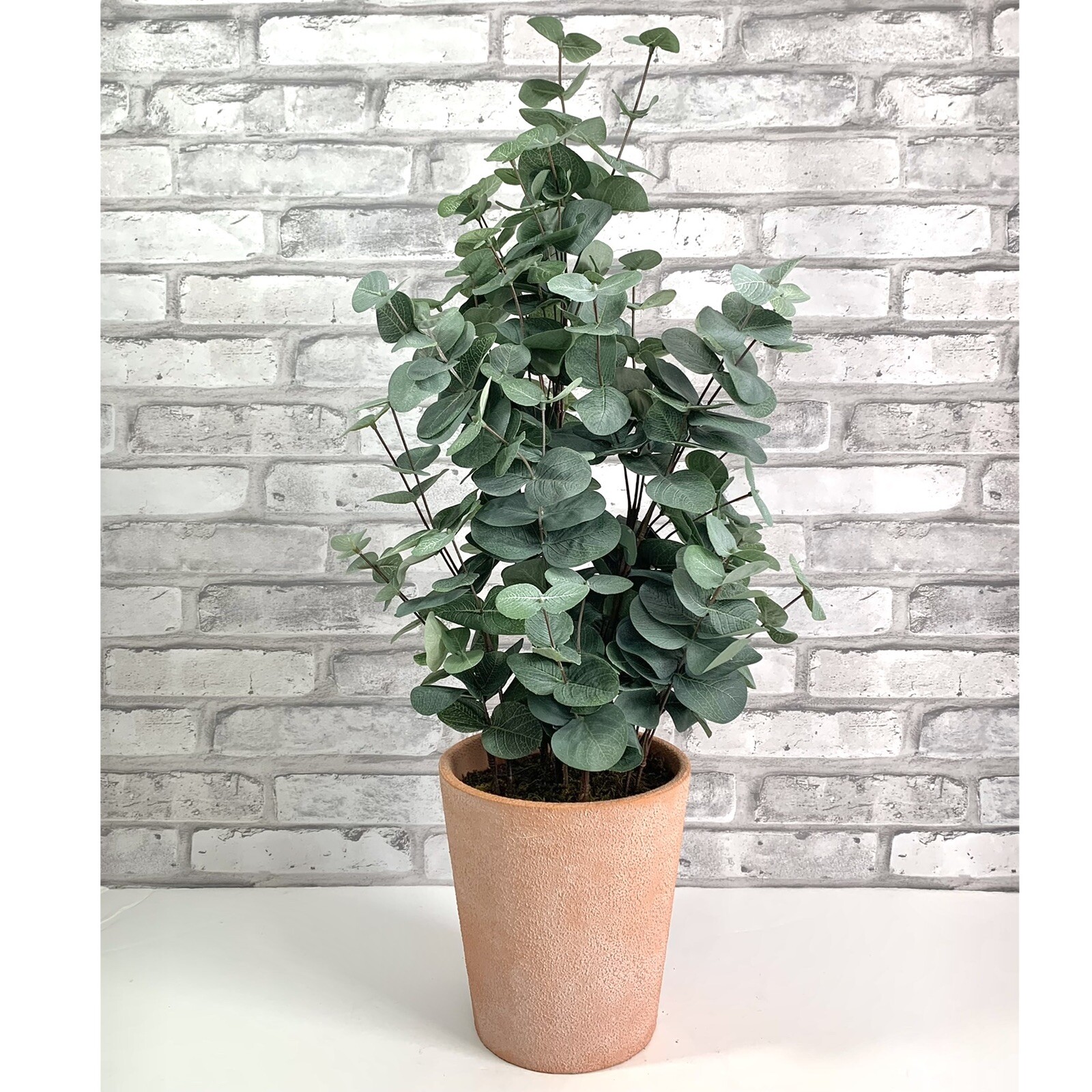 Set of 2 – Hearth & Hand Magnolia Faux Large Eucalyptus 22″ Terracotta Pot Plant
