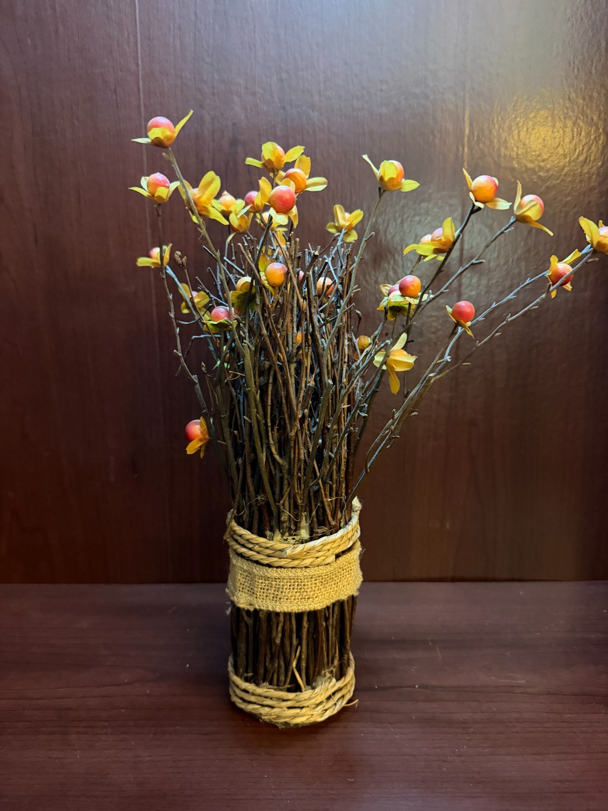 Artificial Fall Flower Table Decor