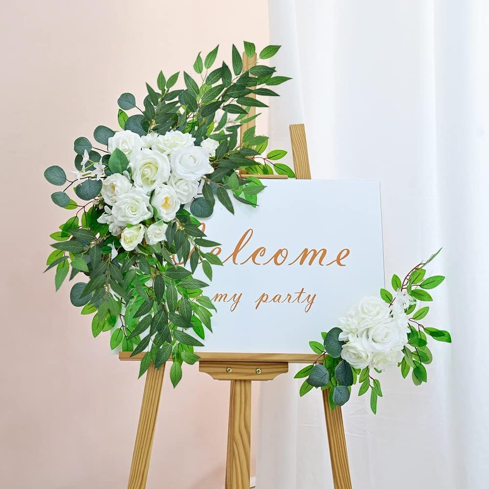 40 Pack Faux Italian Ruscus Greenery Stems for Wedding and Home Decor